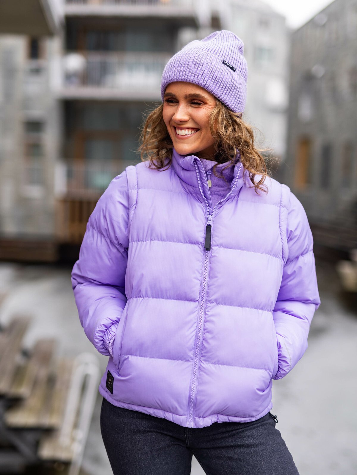 Twentyfour Mode Zip-Off Jakke Lavendel