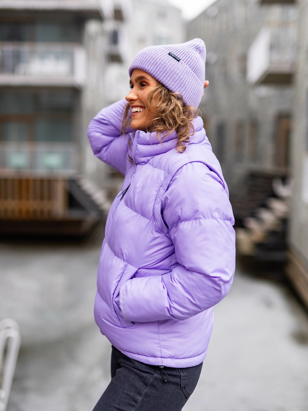 Twentyfour Mode Zip-Off Jakke Lavendel