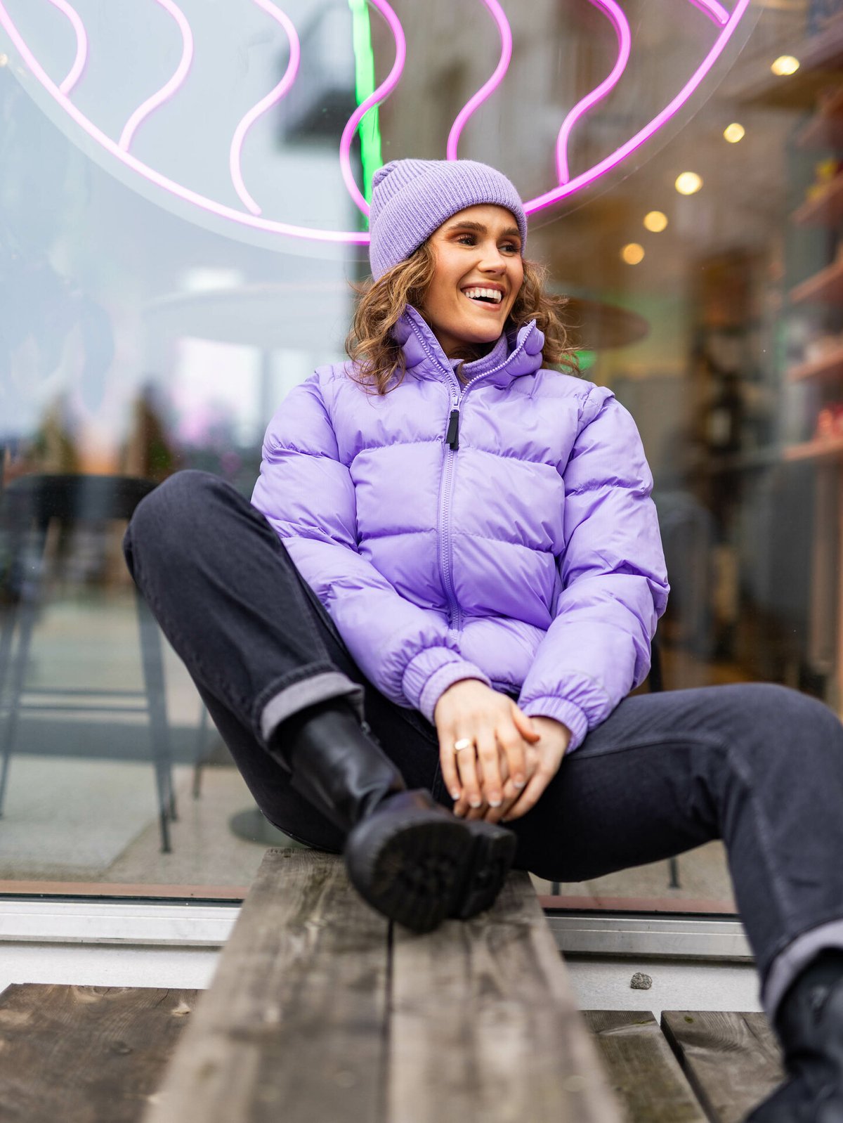 Twentyfour Mode Zip-Off Jakke Lavendel