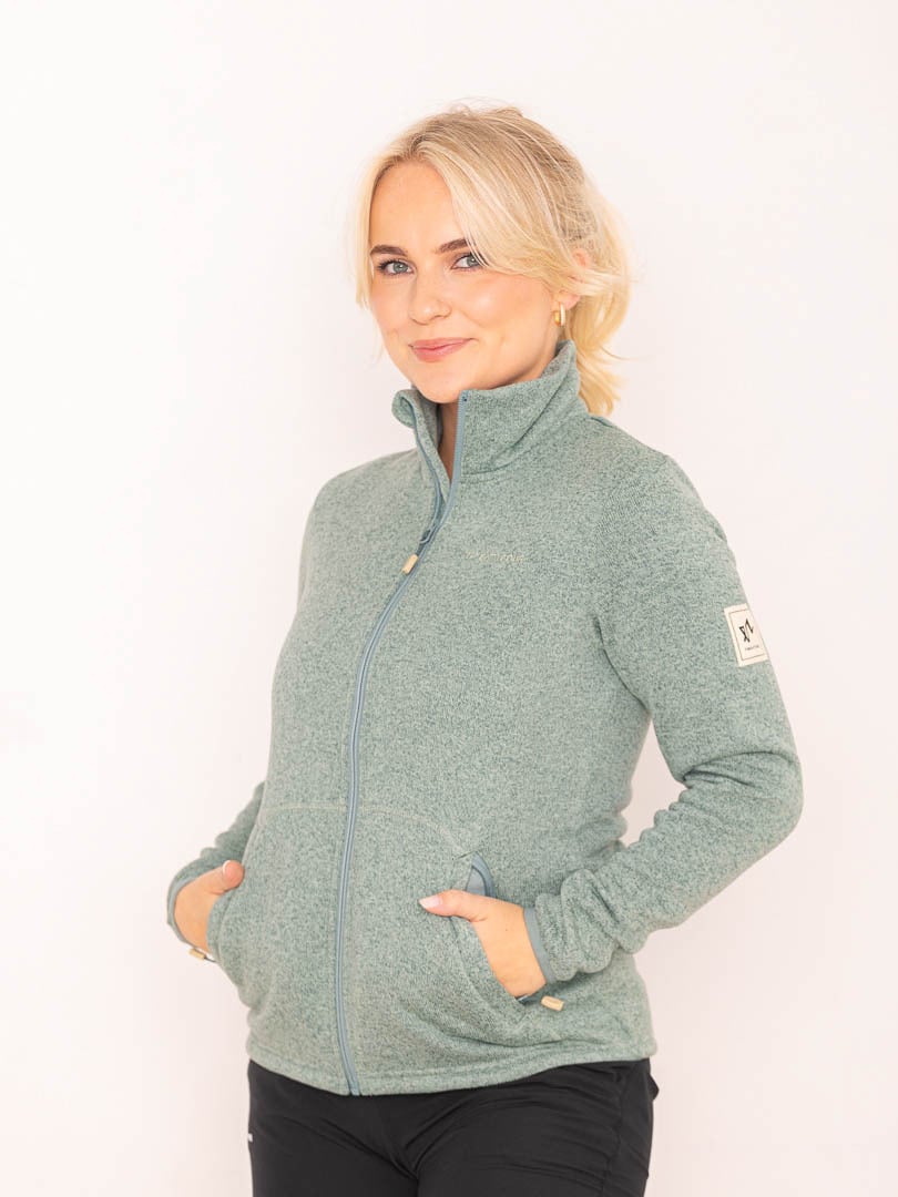 Twentyfour Finse Knitfleece Mellomgrønn