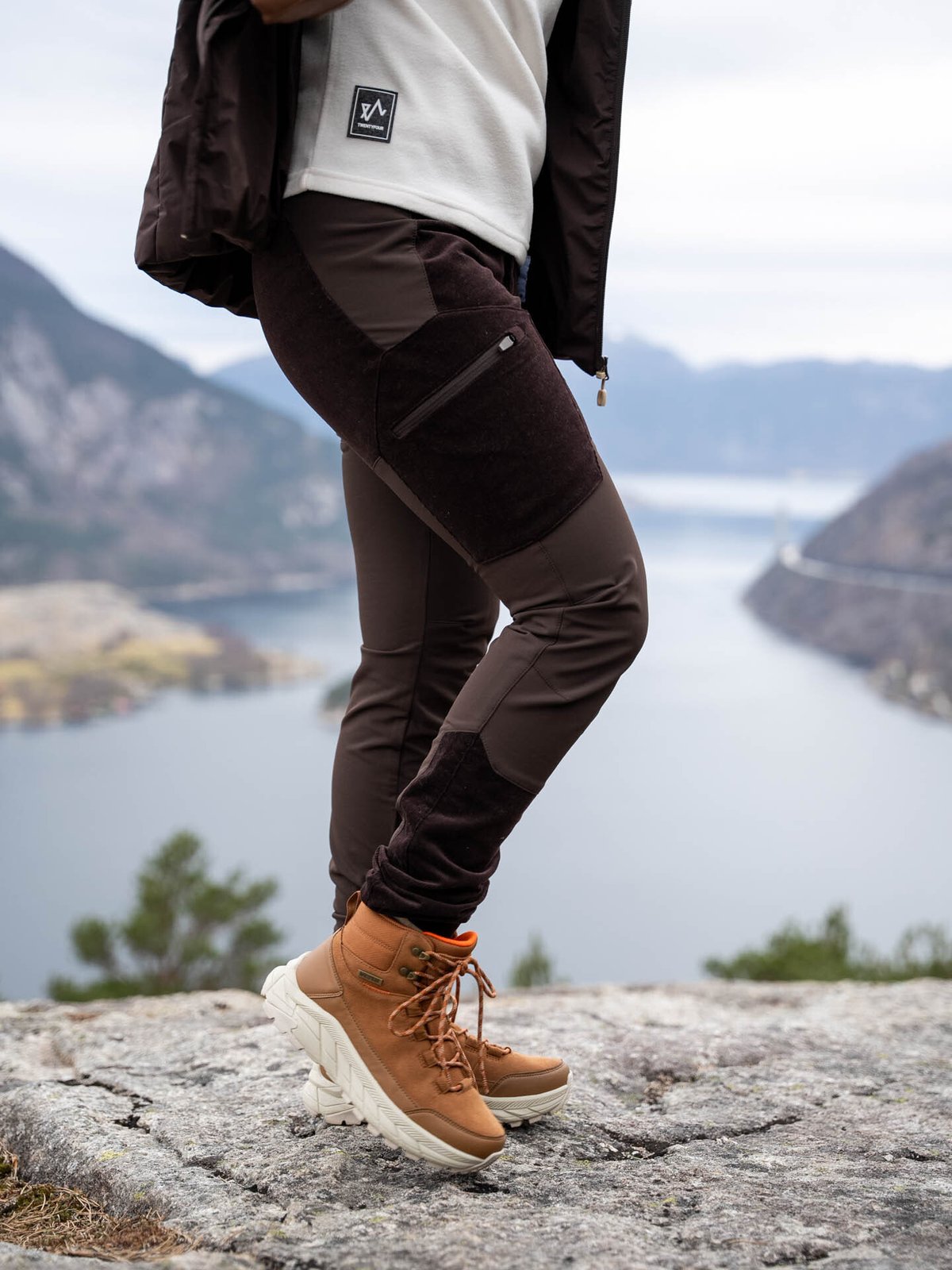 Twentyfour Finse Shape Cordbukse Mørk brun