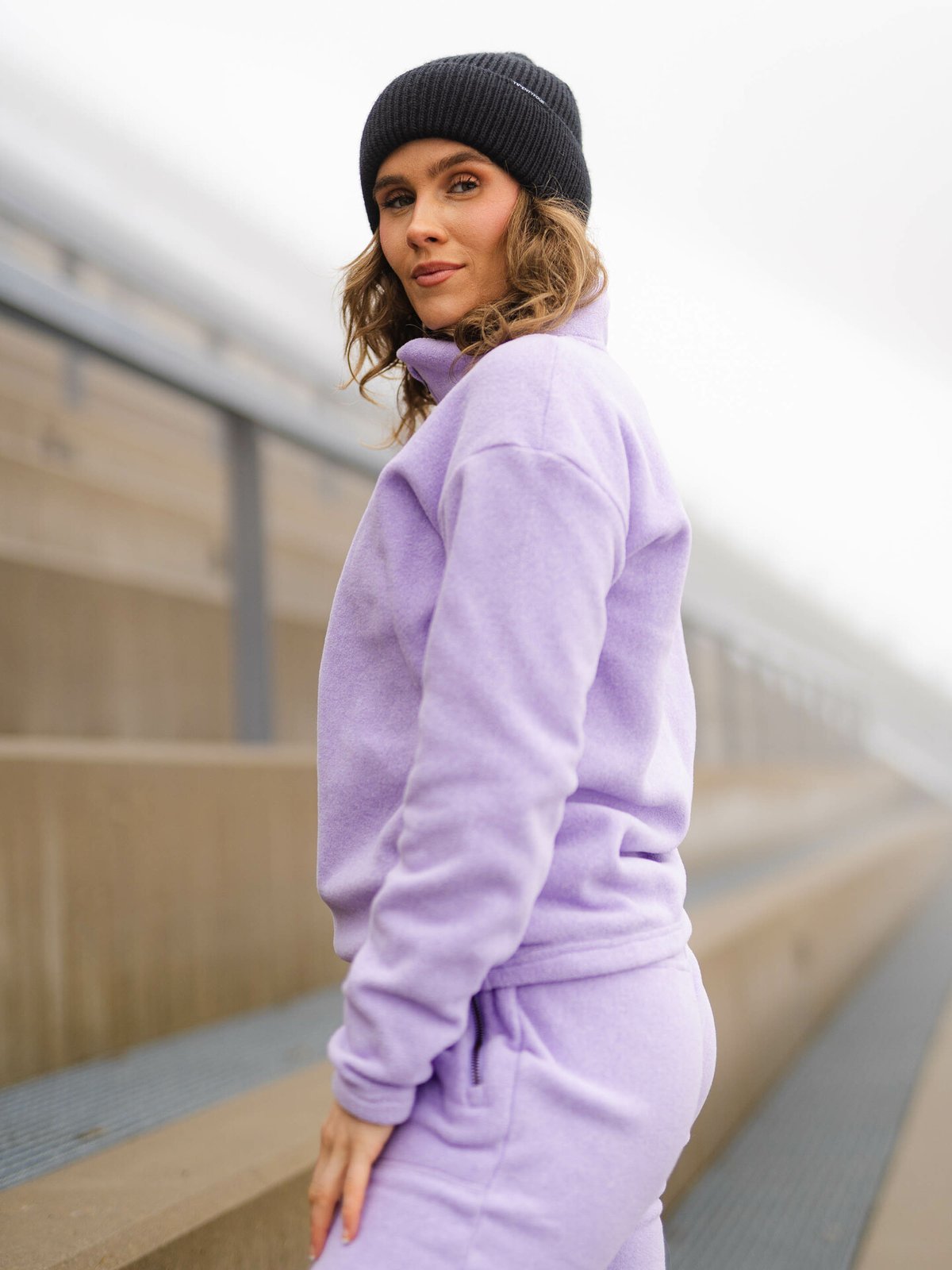 Twentyfour Mode Polar Half Zip Lavendel