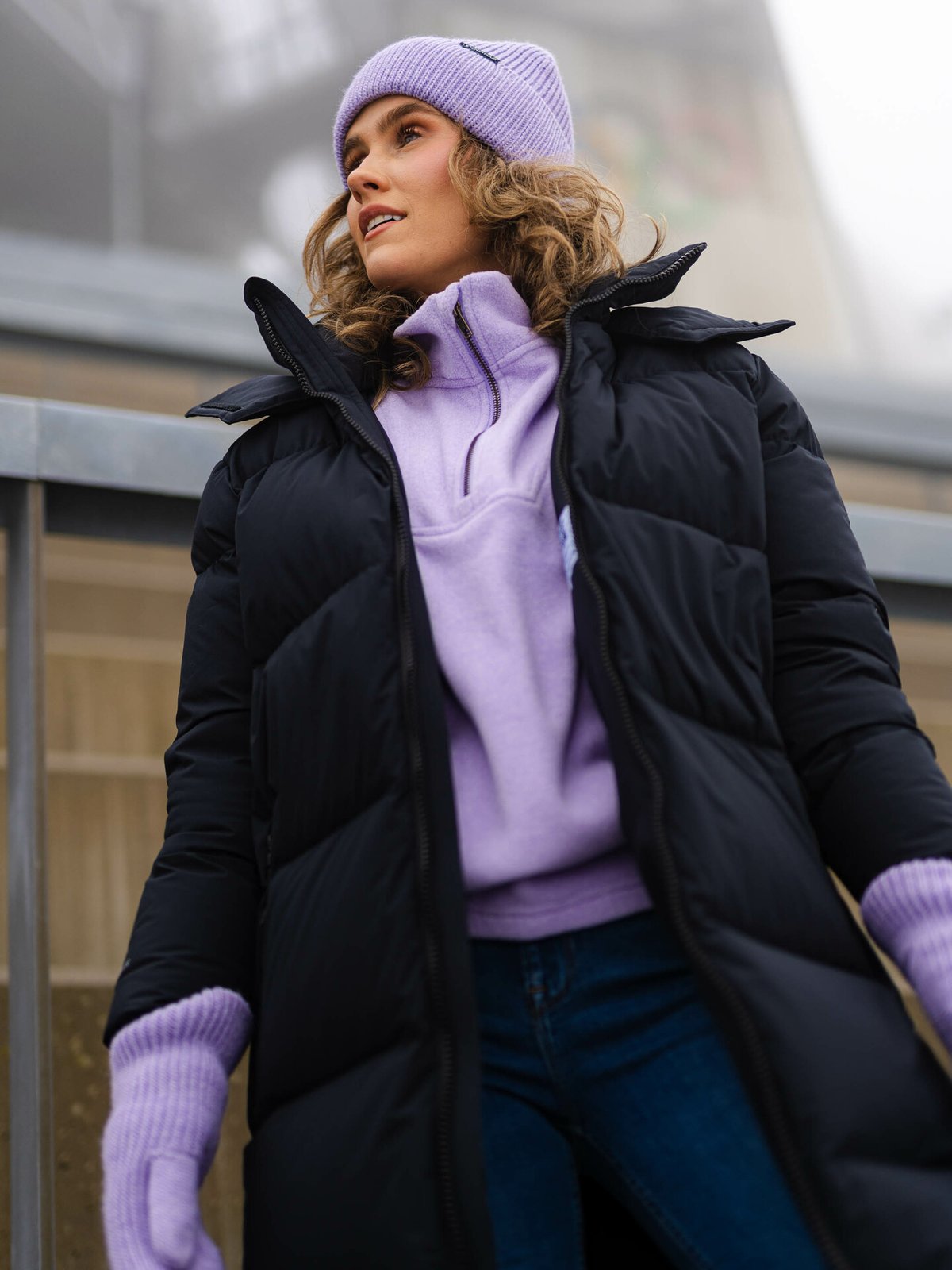 Twentyfour Mode Polar Half Zip Lavendel