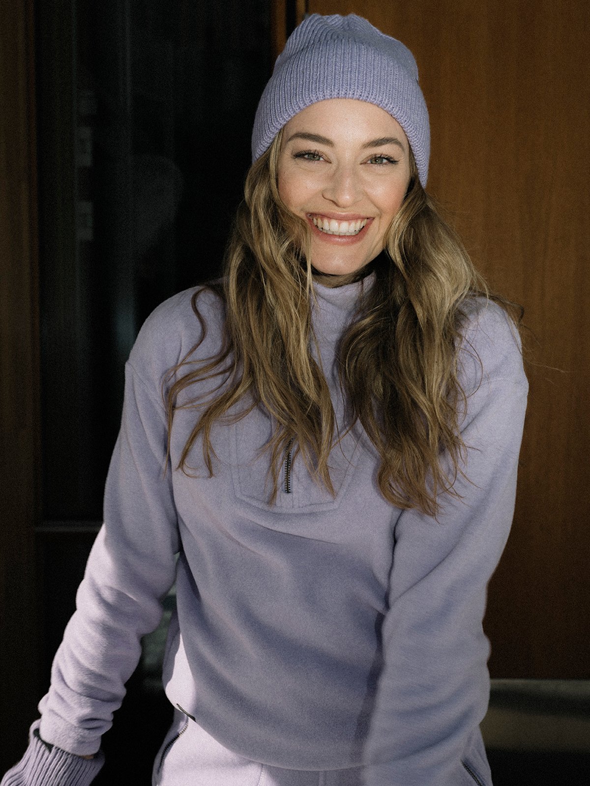 Twentyfour Mode Polar Half Zip Lavendel