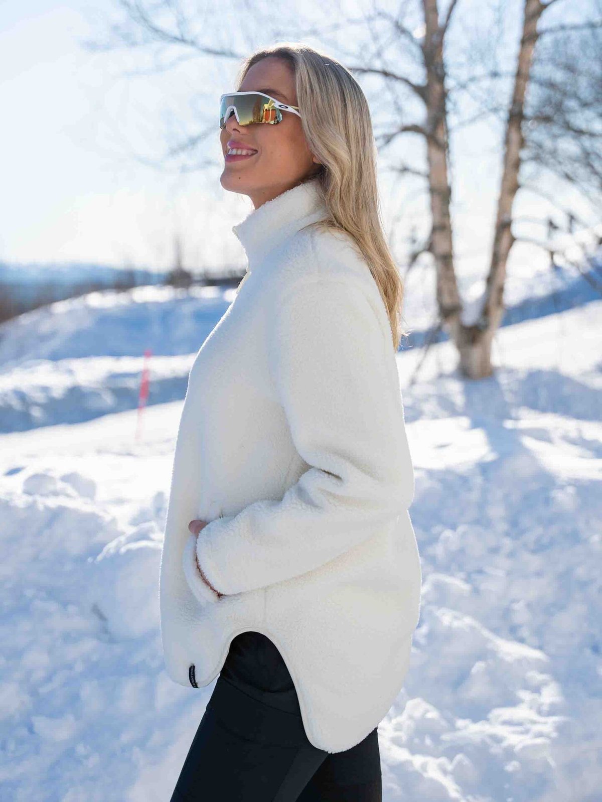 Twentyfour Mode Pile Half Zip Bomull