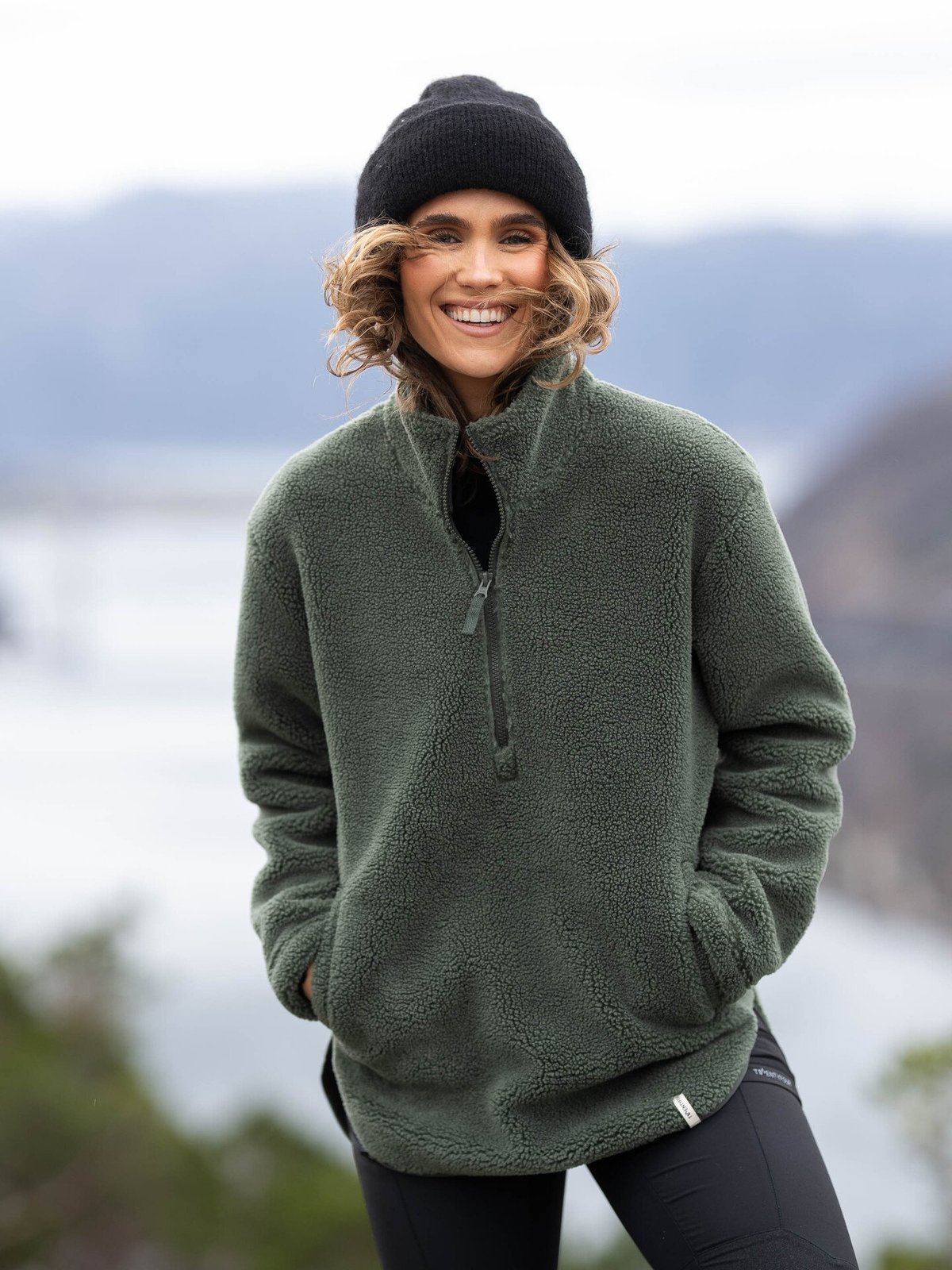 Twentyfour Mode Pile Half Zip Furu