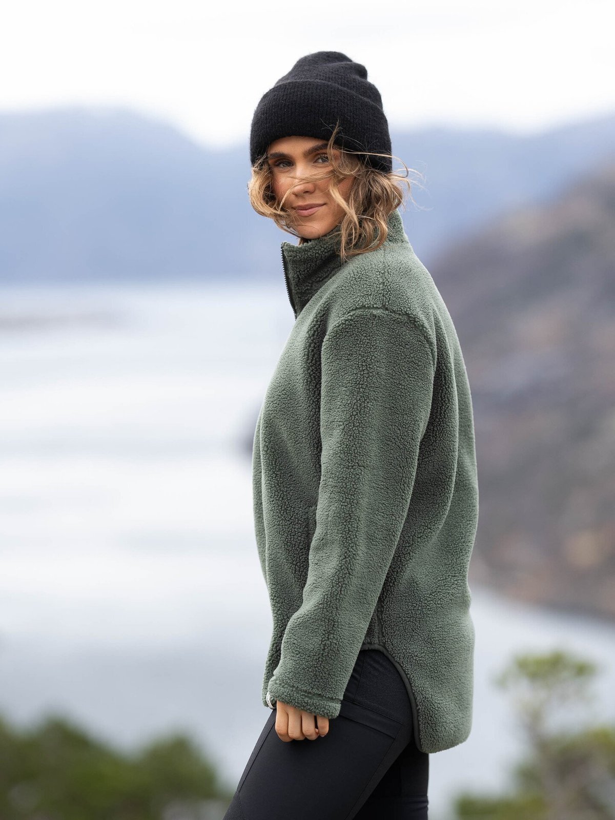 Twentyfour Mode Pile Half Zip Furu