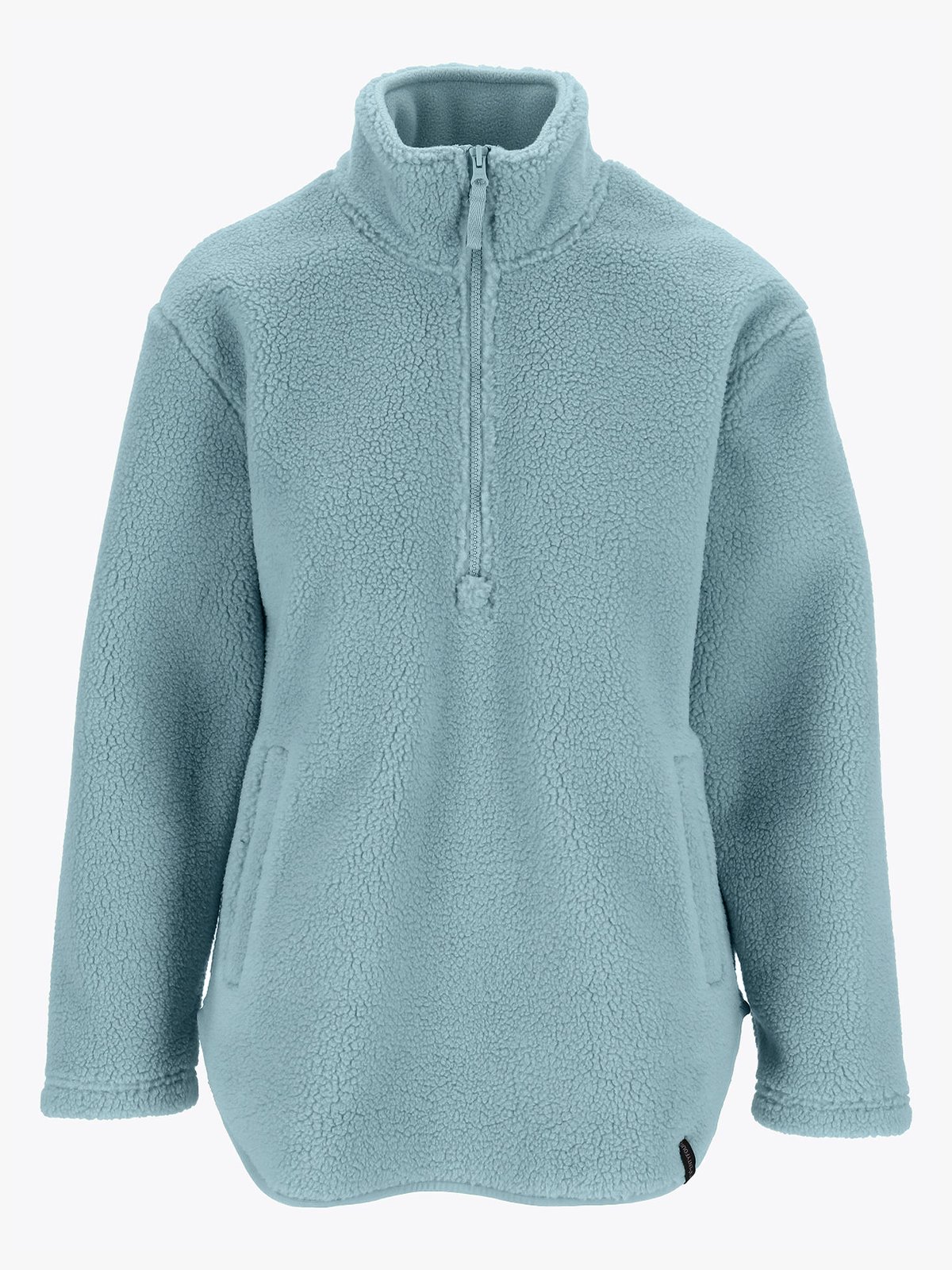 Twentyfour Mode Pile Half Zip Grågrønn