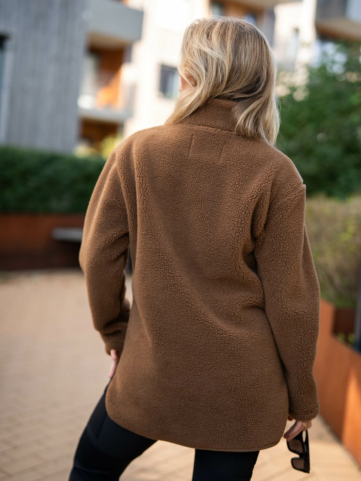 Twentyfour Mode Pile Half Zip Karamell