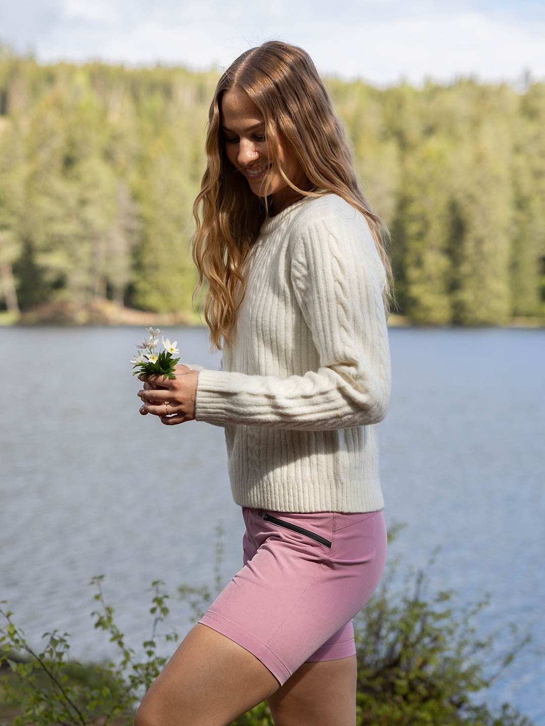 Twentyfour Finse Cable Genser Krem