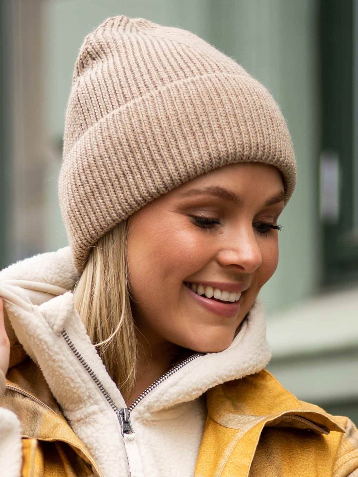 Twentyfour Mode Rib Lue Beige