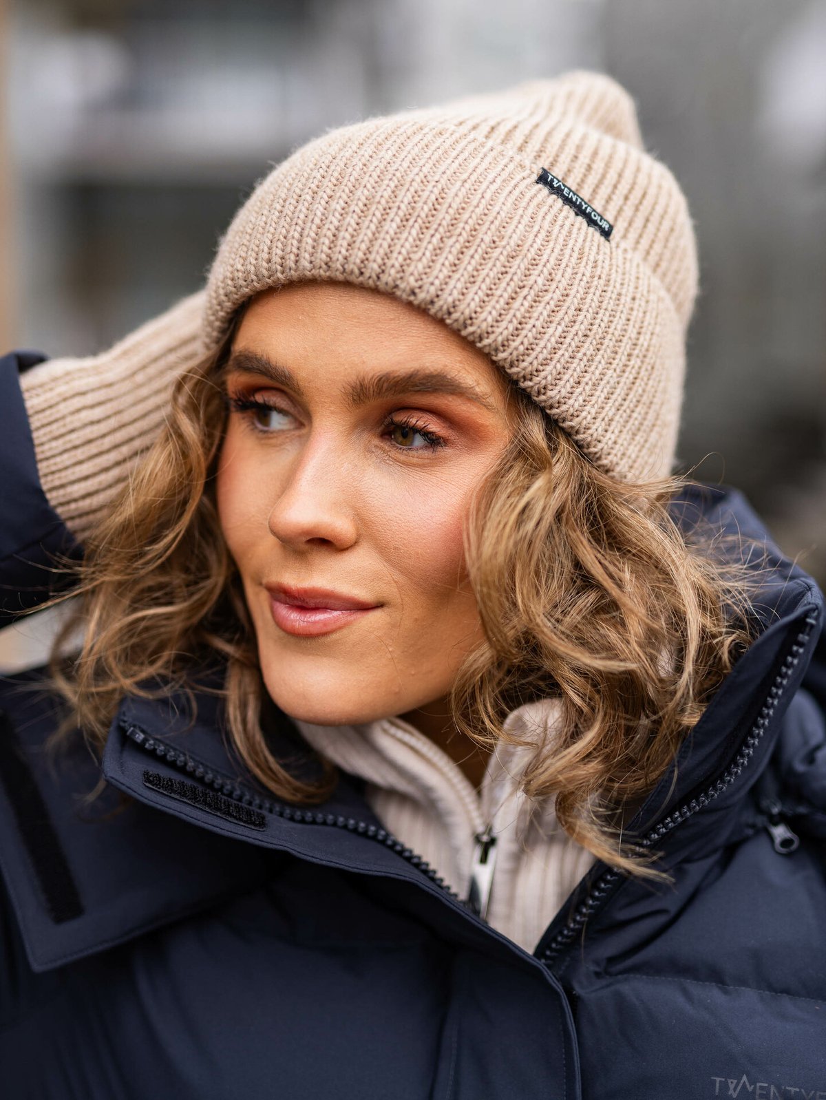 Twentyfour Mode Rib Lue Beige