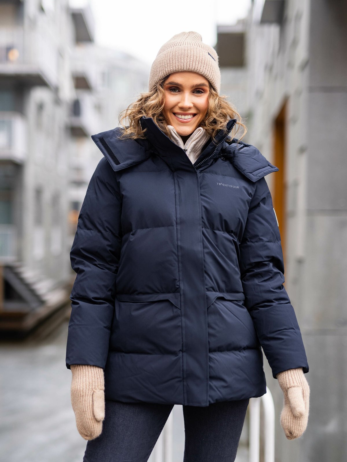 Twentyfour Mode Rib Lue Beige