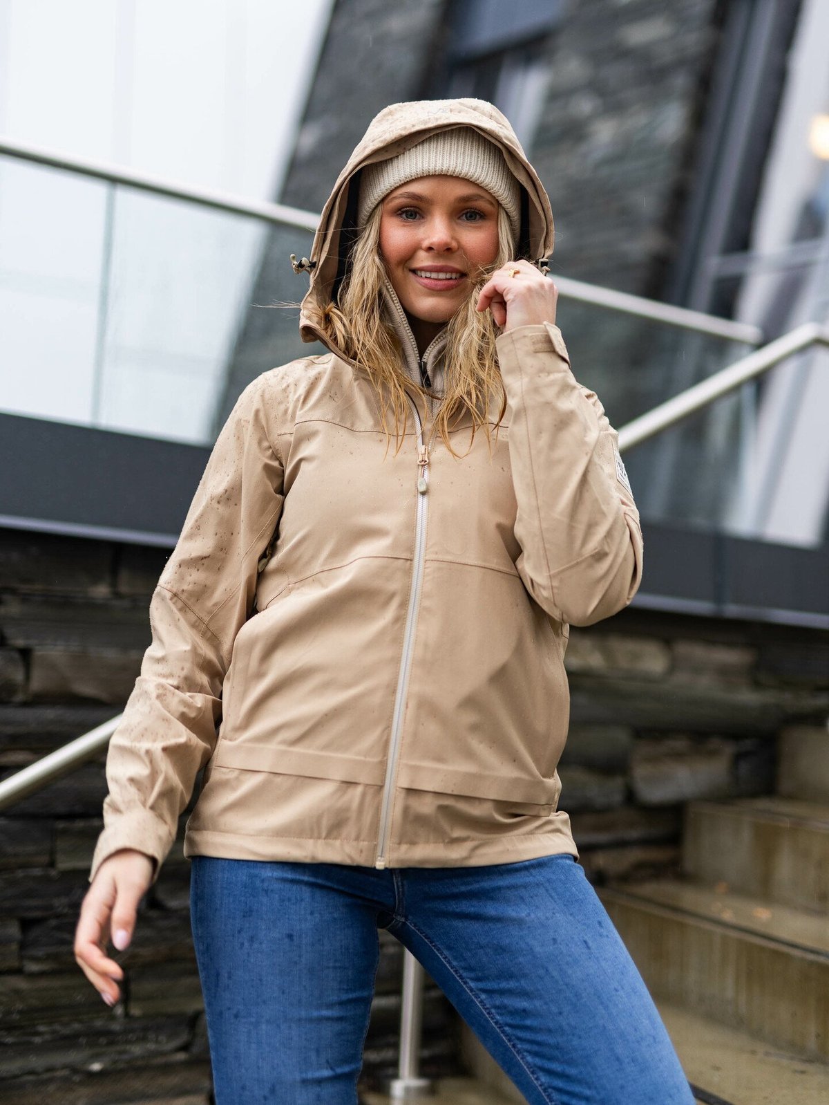 Twentyfour Mode Rib Lue Gråhvit