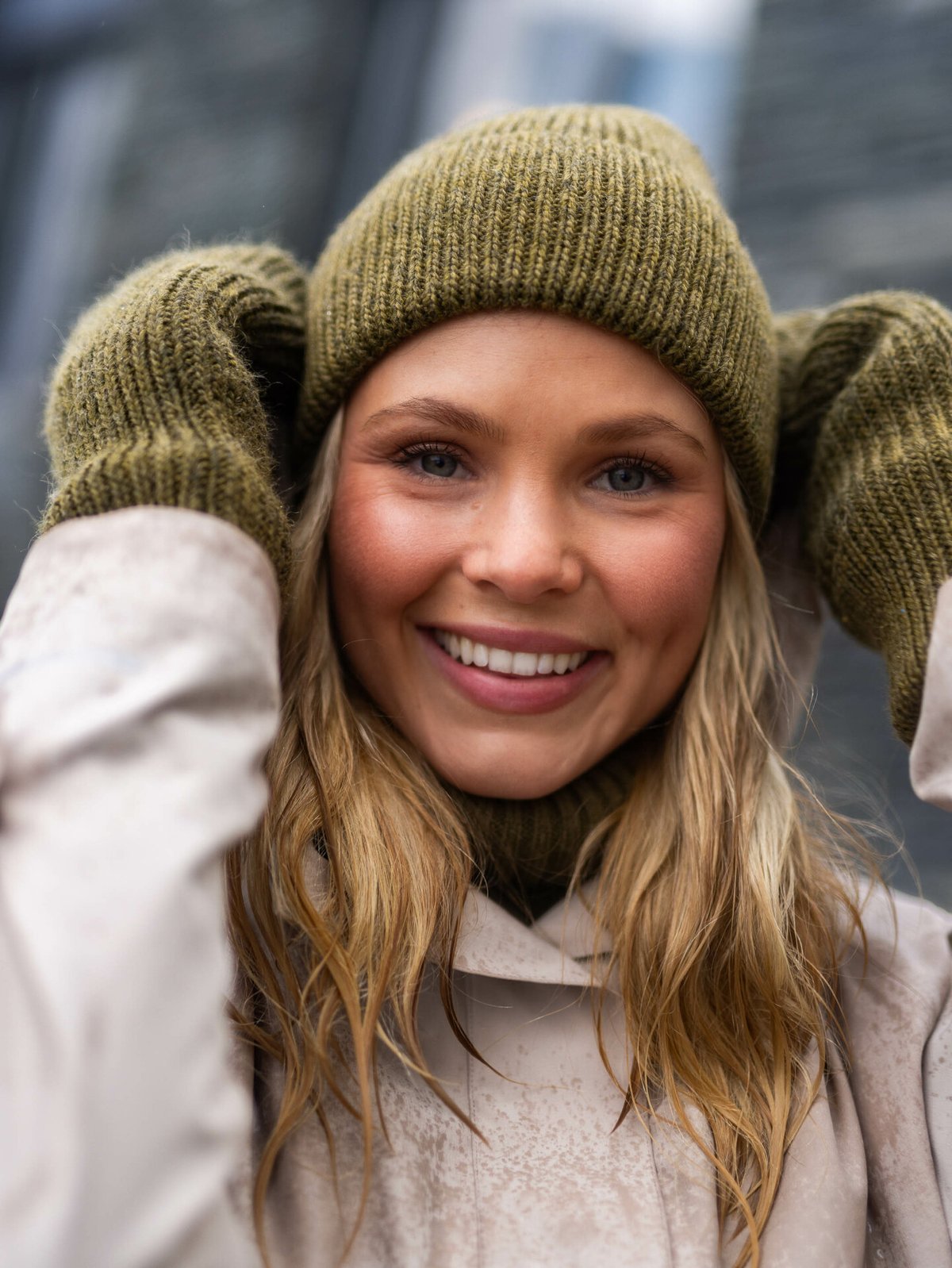 Twentyfour Mode Rib Lue Mørk oliven