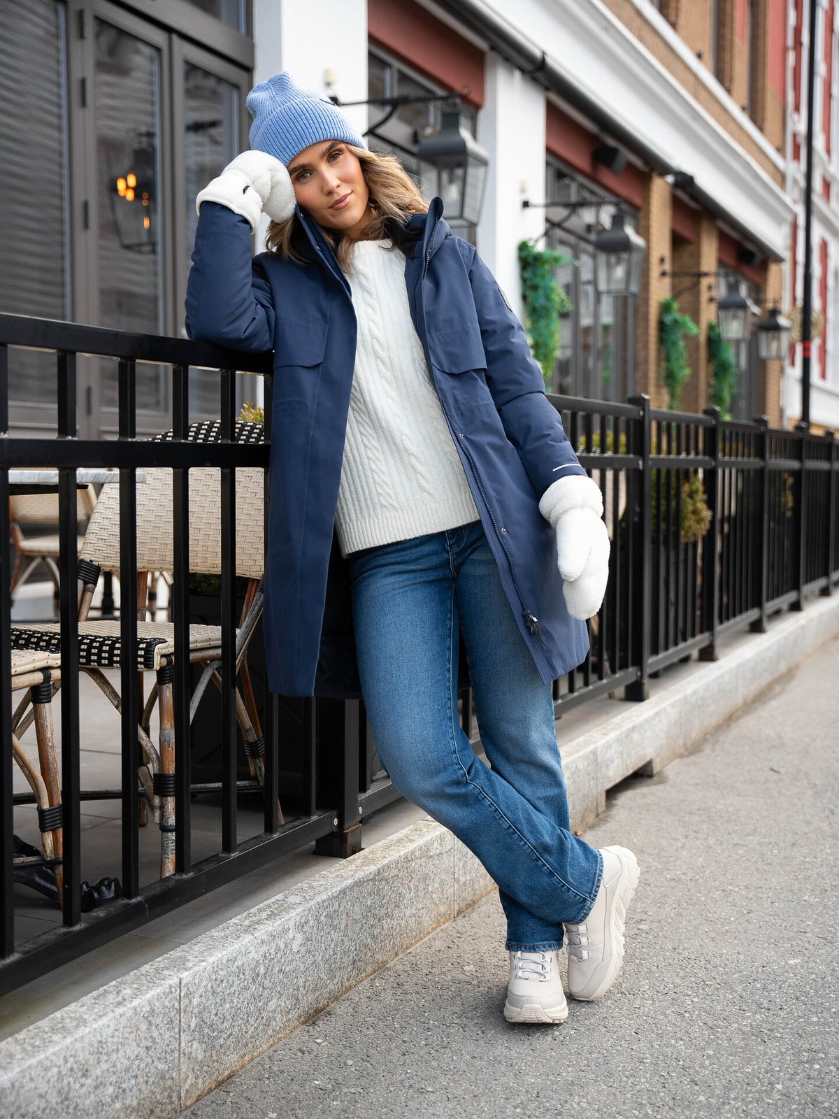 Twentyfour Mode Rib Lue Pastellblå