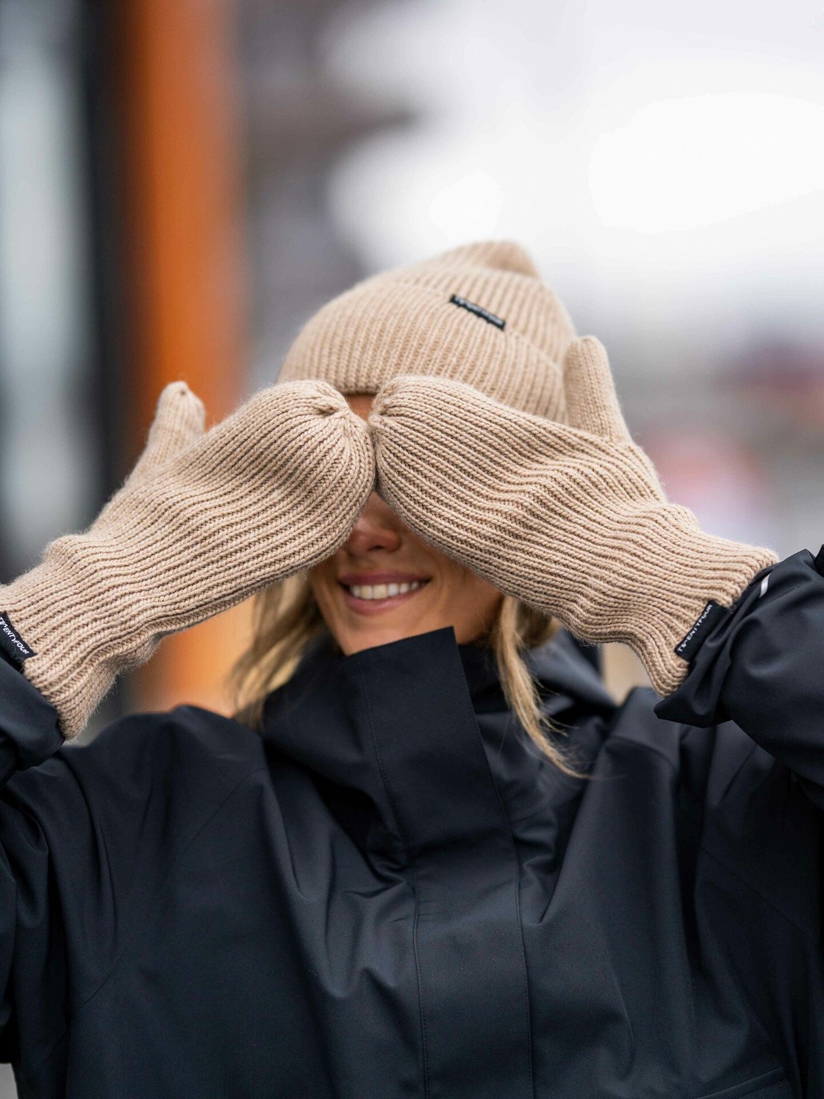 Twentyfour Mode Rib Vott Beige