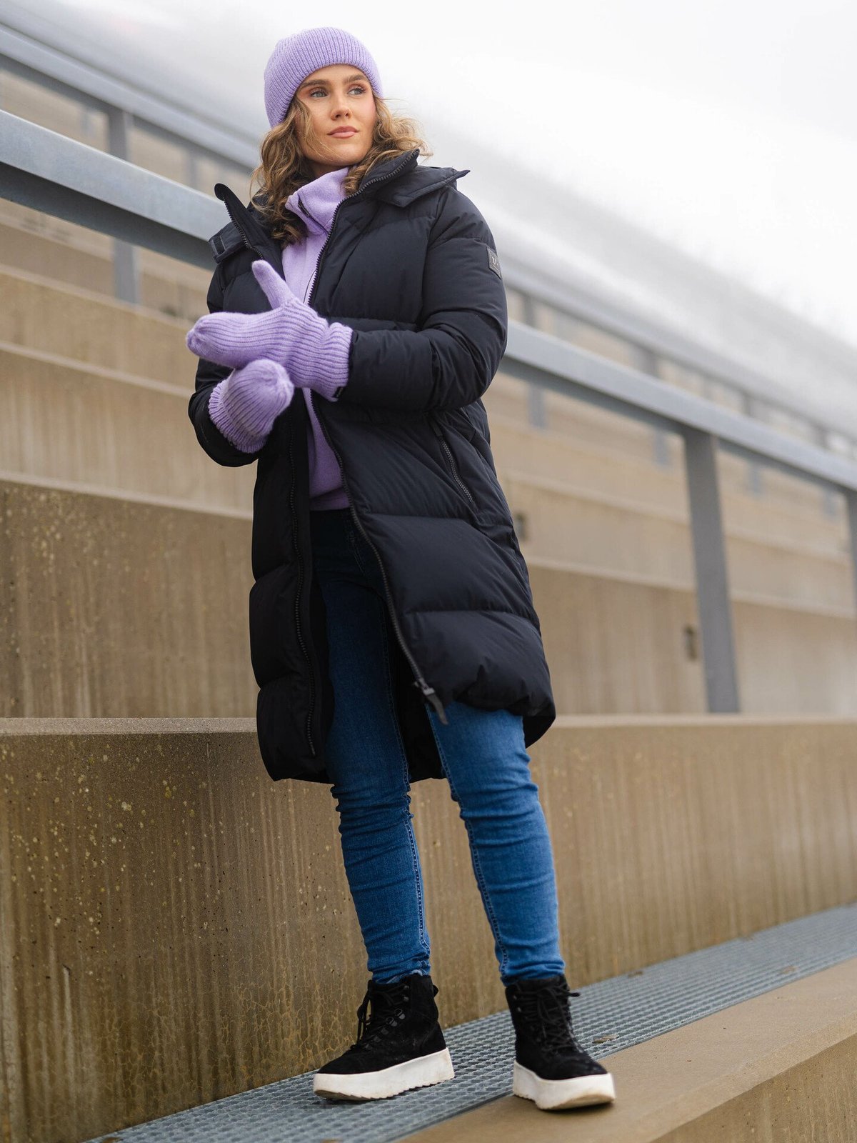 Twentyfour Mode Rib Vott Lavendel