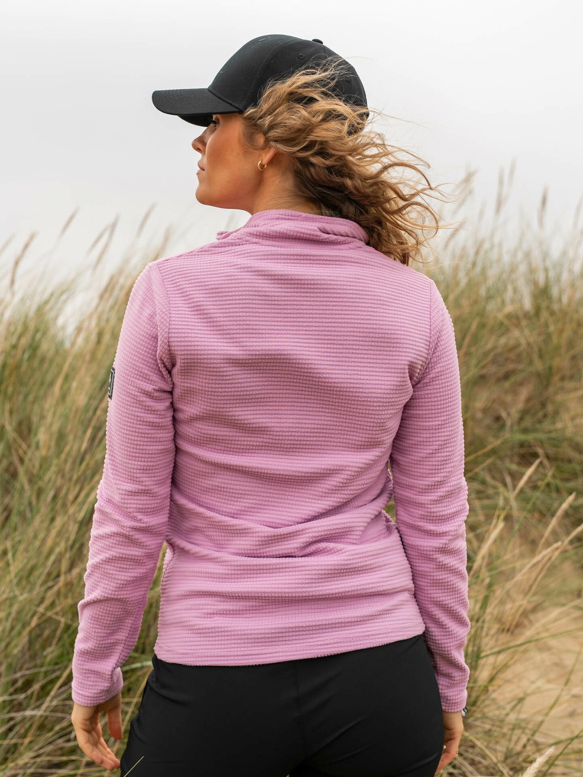 Twentyfour Flåm Half Zip Fleece Lys lavendel