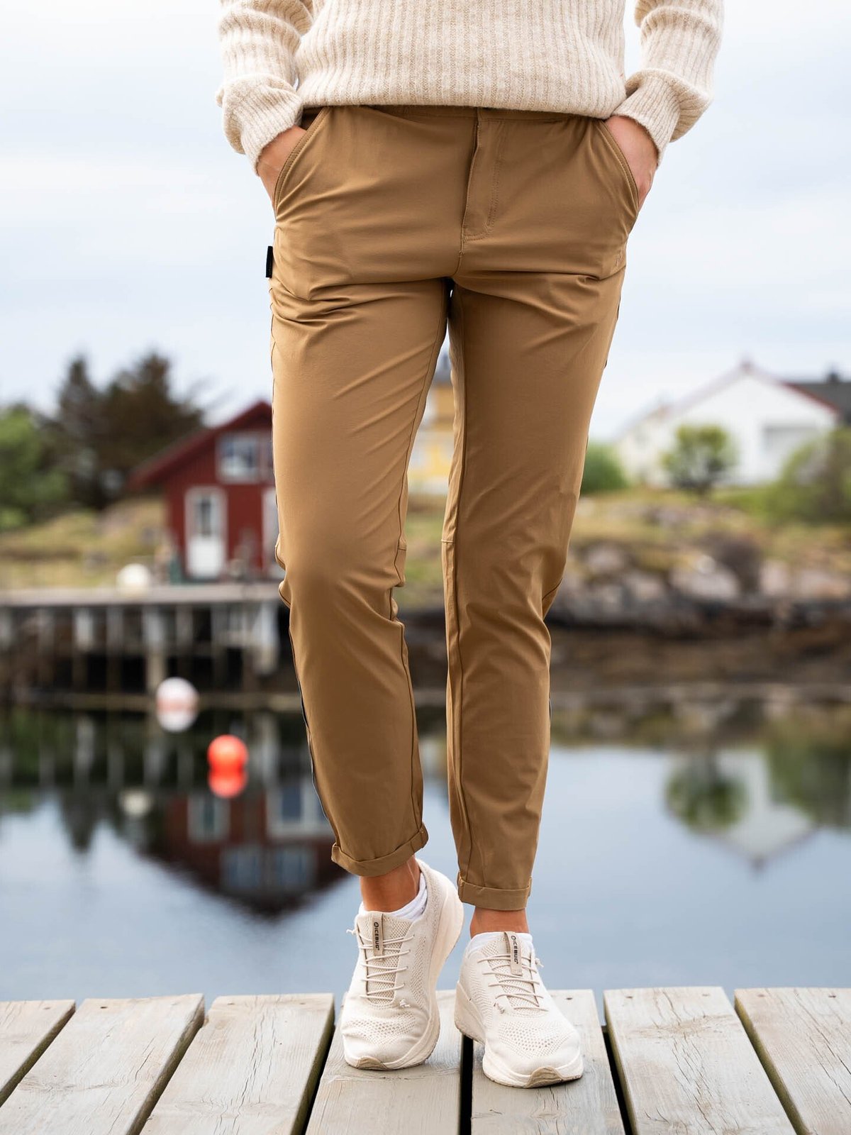 Twentyfour Mode Flex Bukse Kamel