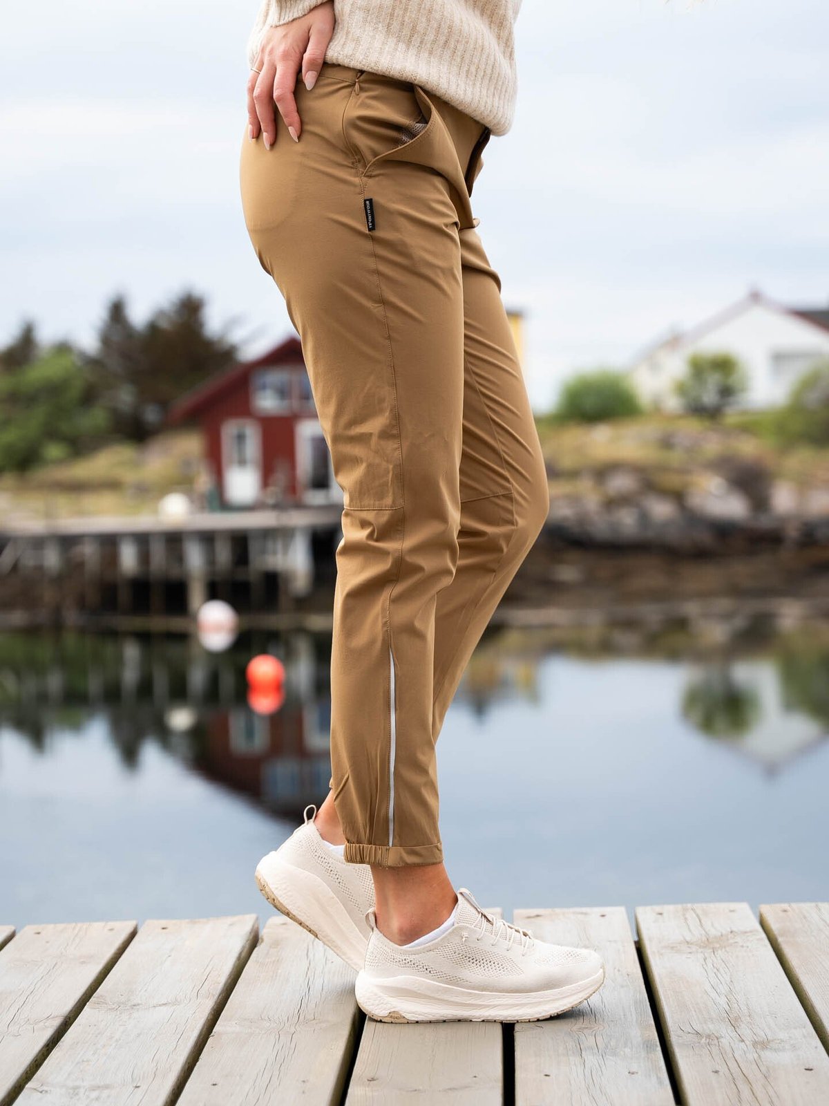 Twentyfour Mode Flex Bukse Kamel