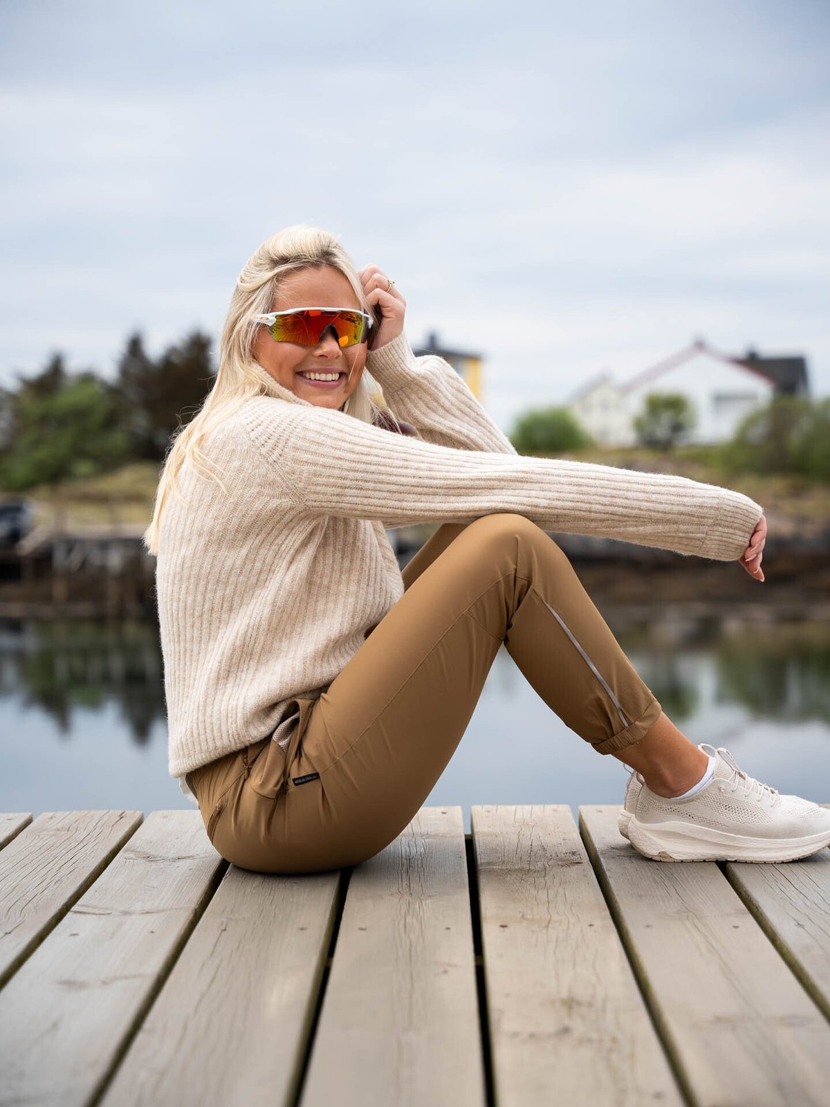 Twentyfour Mode Flex Bukse Kamel