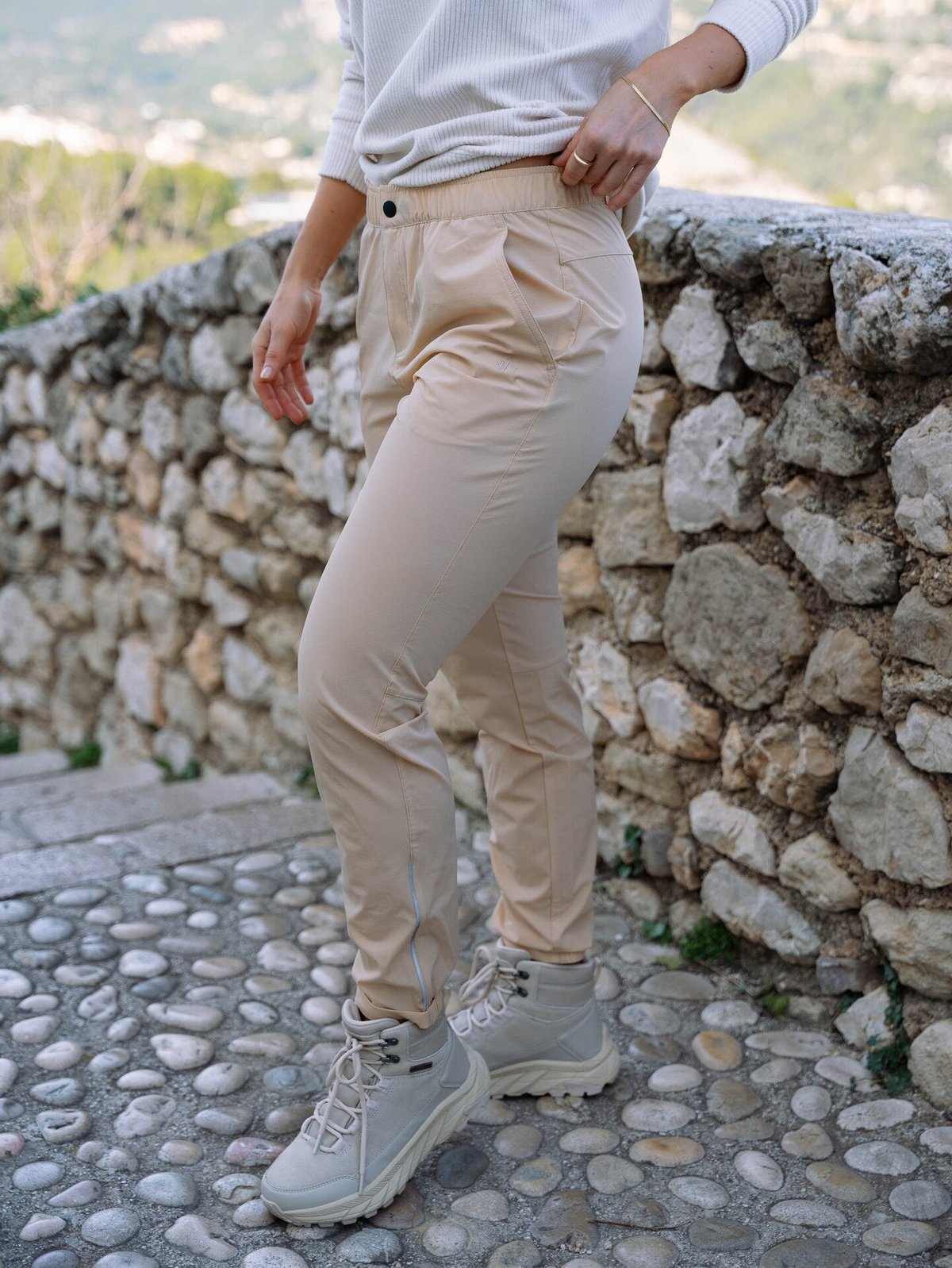 Twentyfour Mode Flex Bukse Sand