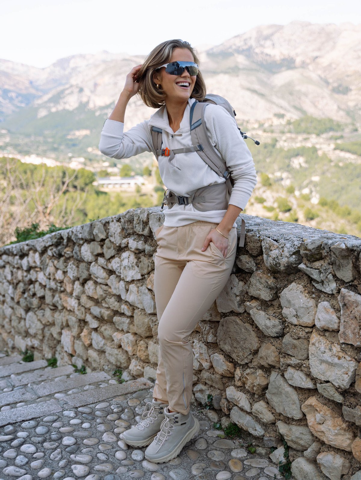 Twentyfour Mode Flex Bukse Sand