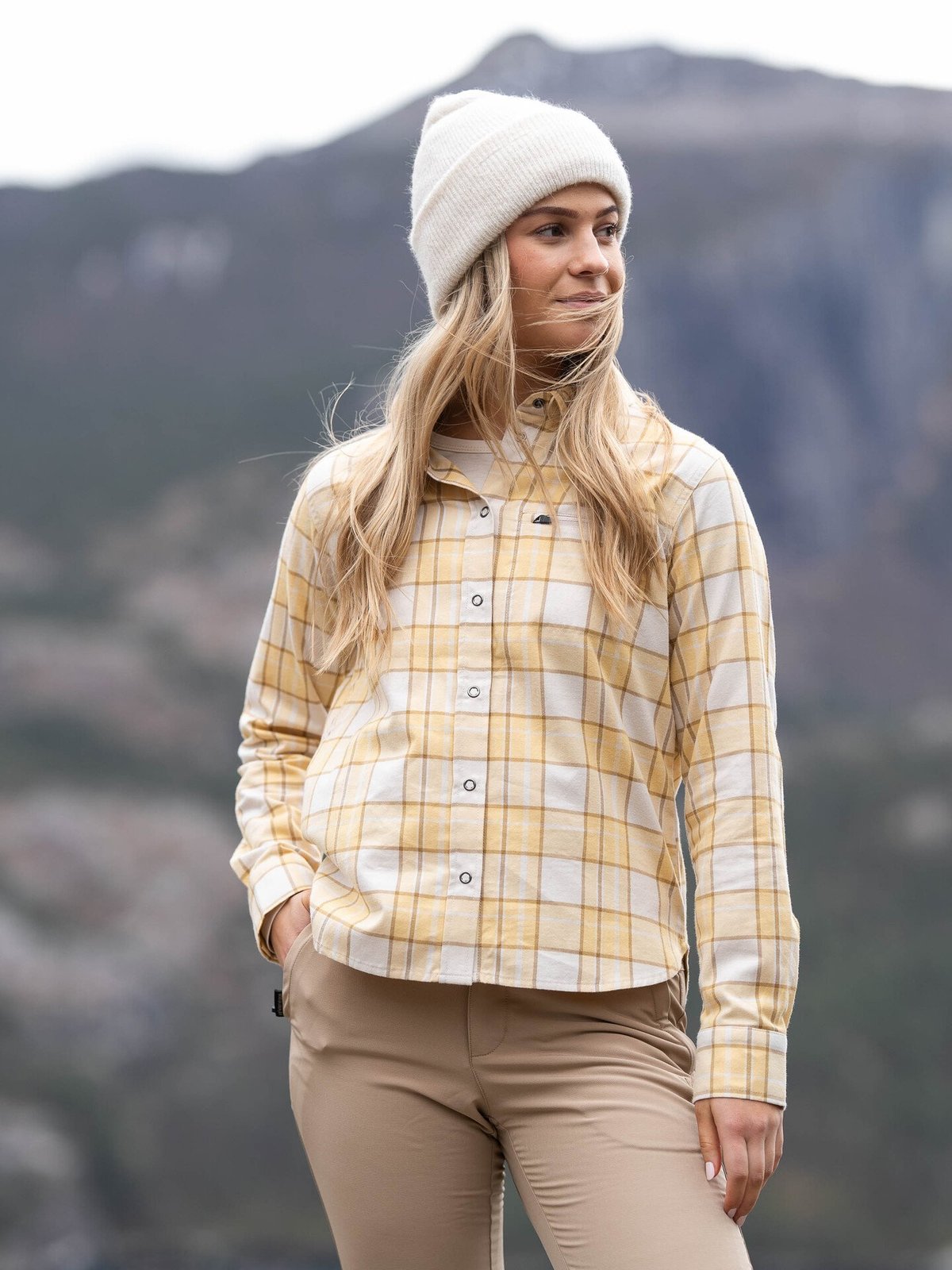 Twentyfour Mode Hike Skjorte Gråhvit