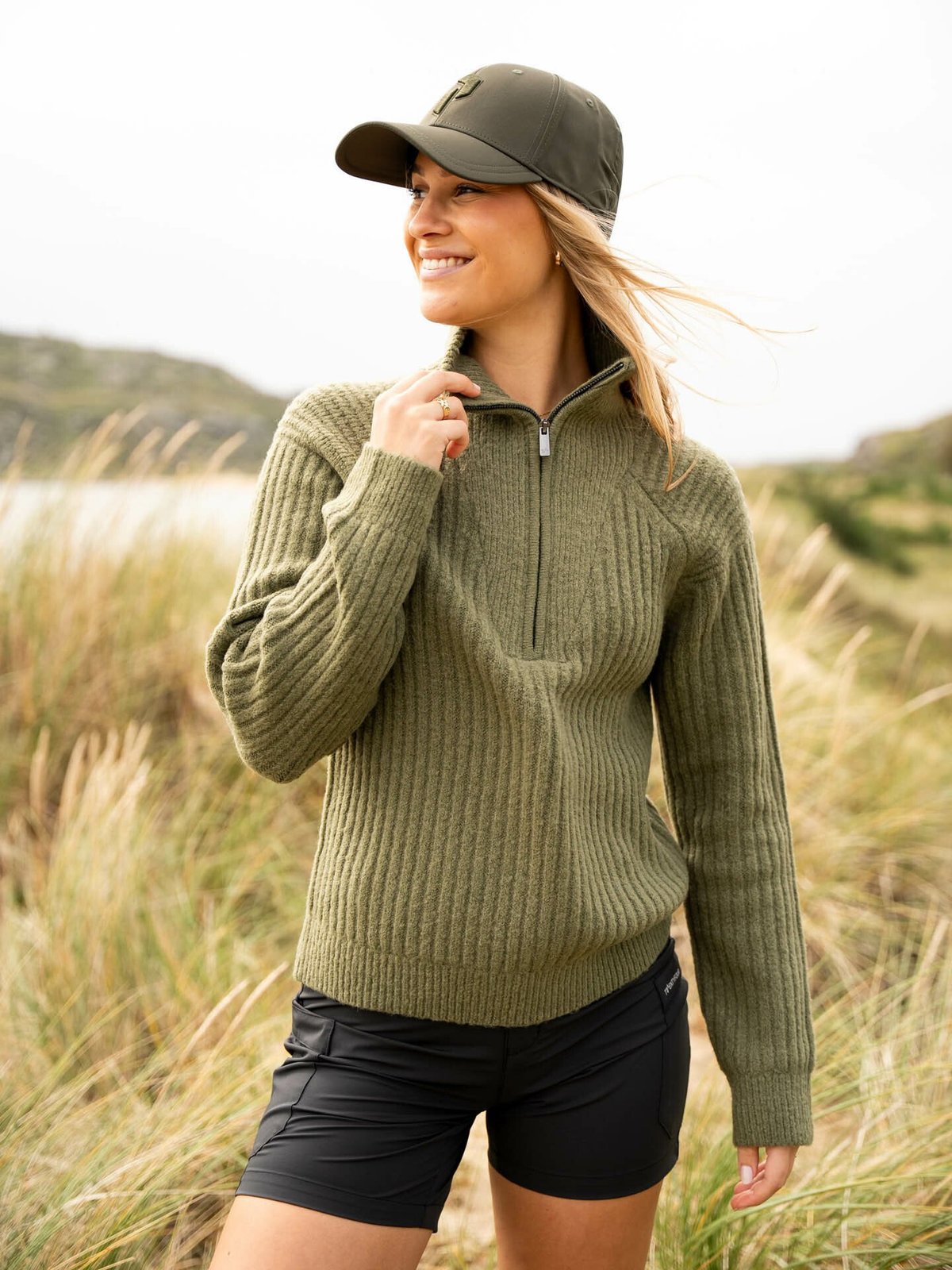 Twentyfour Mode Iris Half Zip Genser Furu