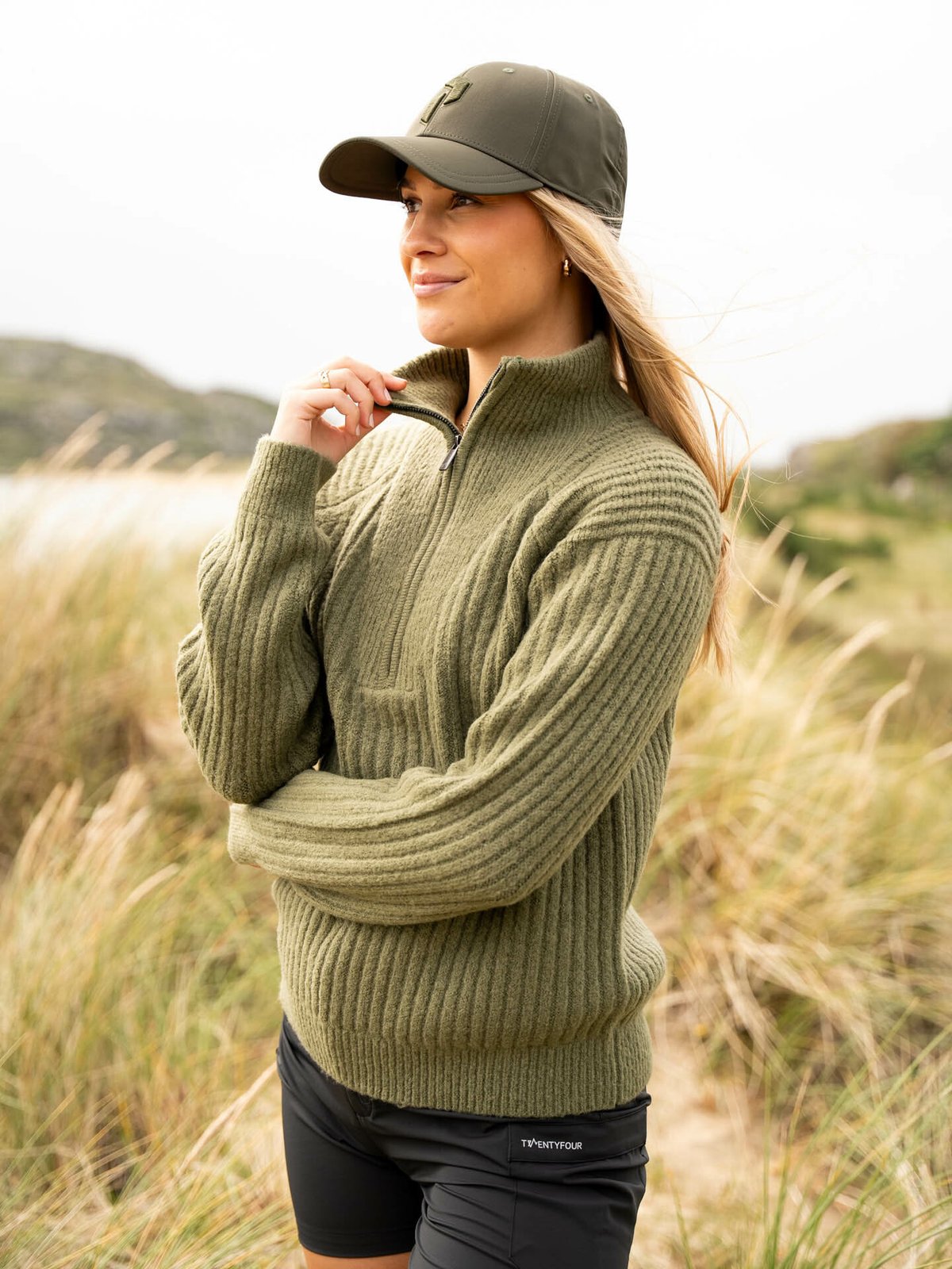 Twentyfour Mode Iris Half Zip Genser Furu