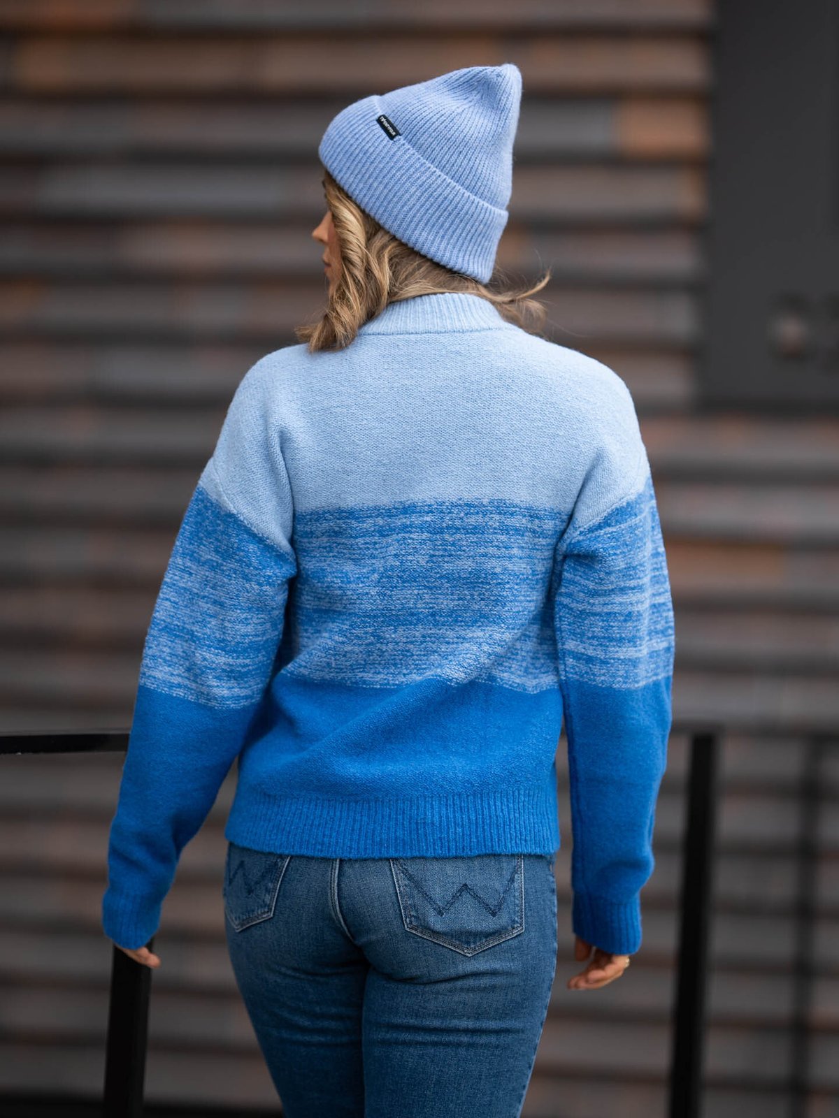 Twentyfour Mode Strikkegenser Pastellblå