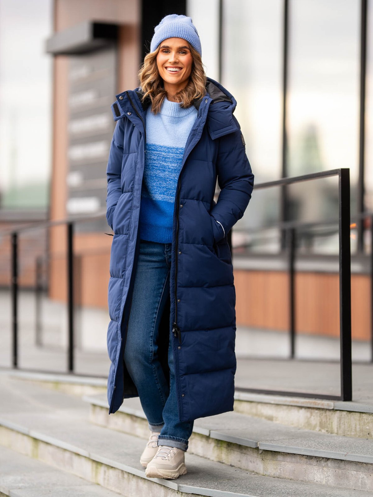 Twentyfour Mode Strikkegenser Pastellblå