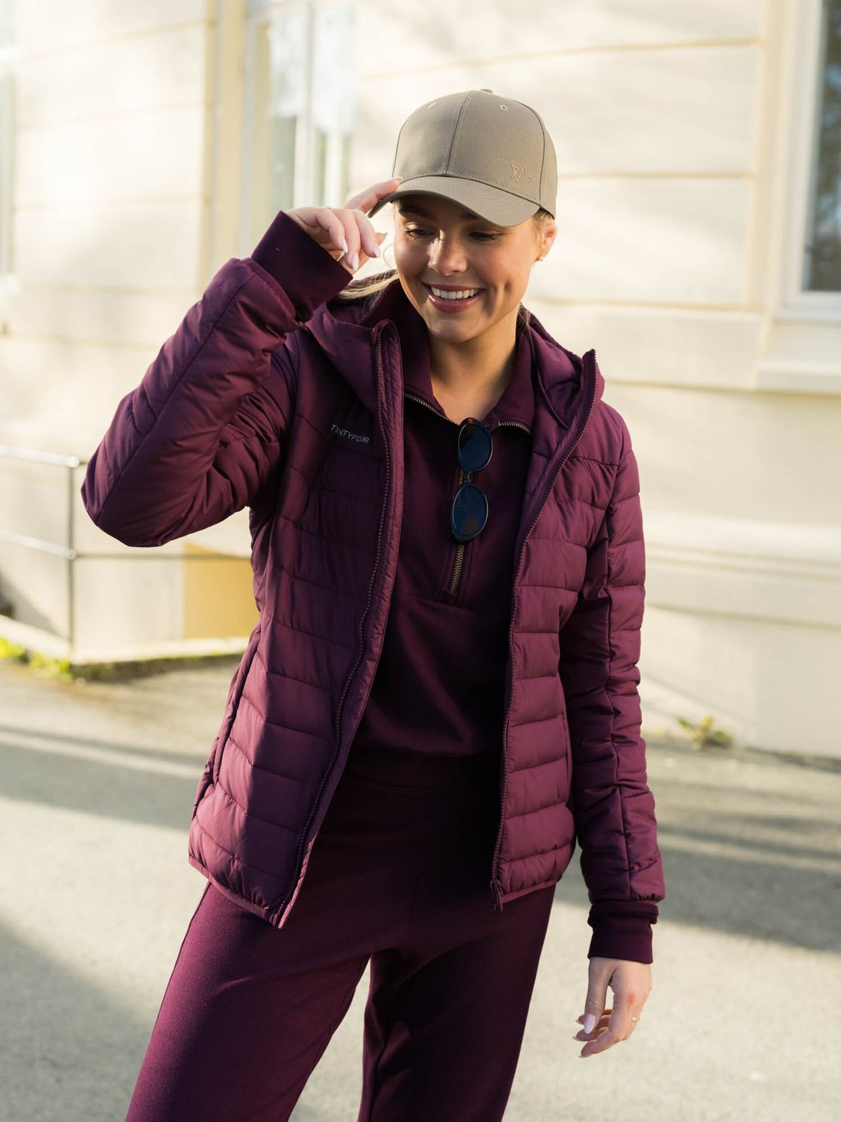 Twentyfour Mode Thermal Jakke Mørk Burgunder