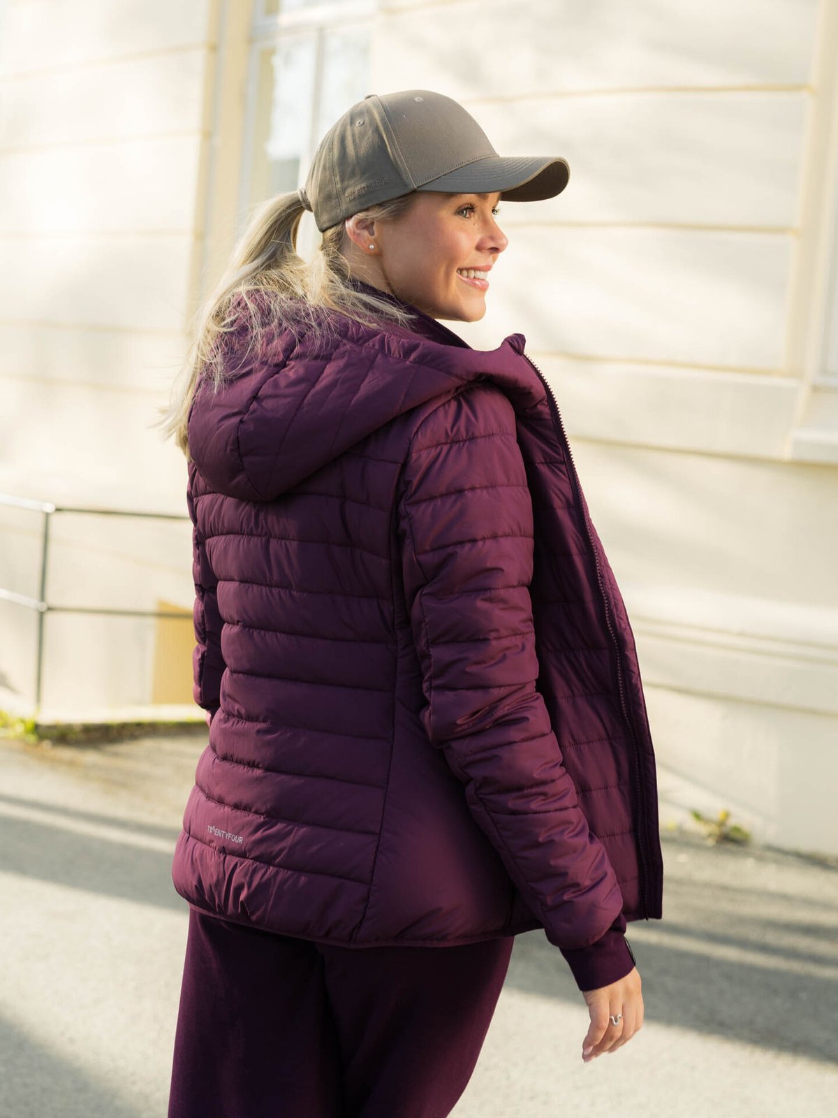 Twentyfour Mode Thermal Jakke Mørk Burgunder