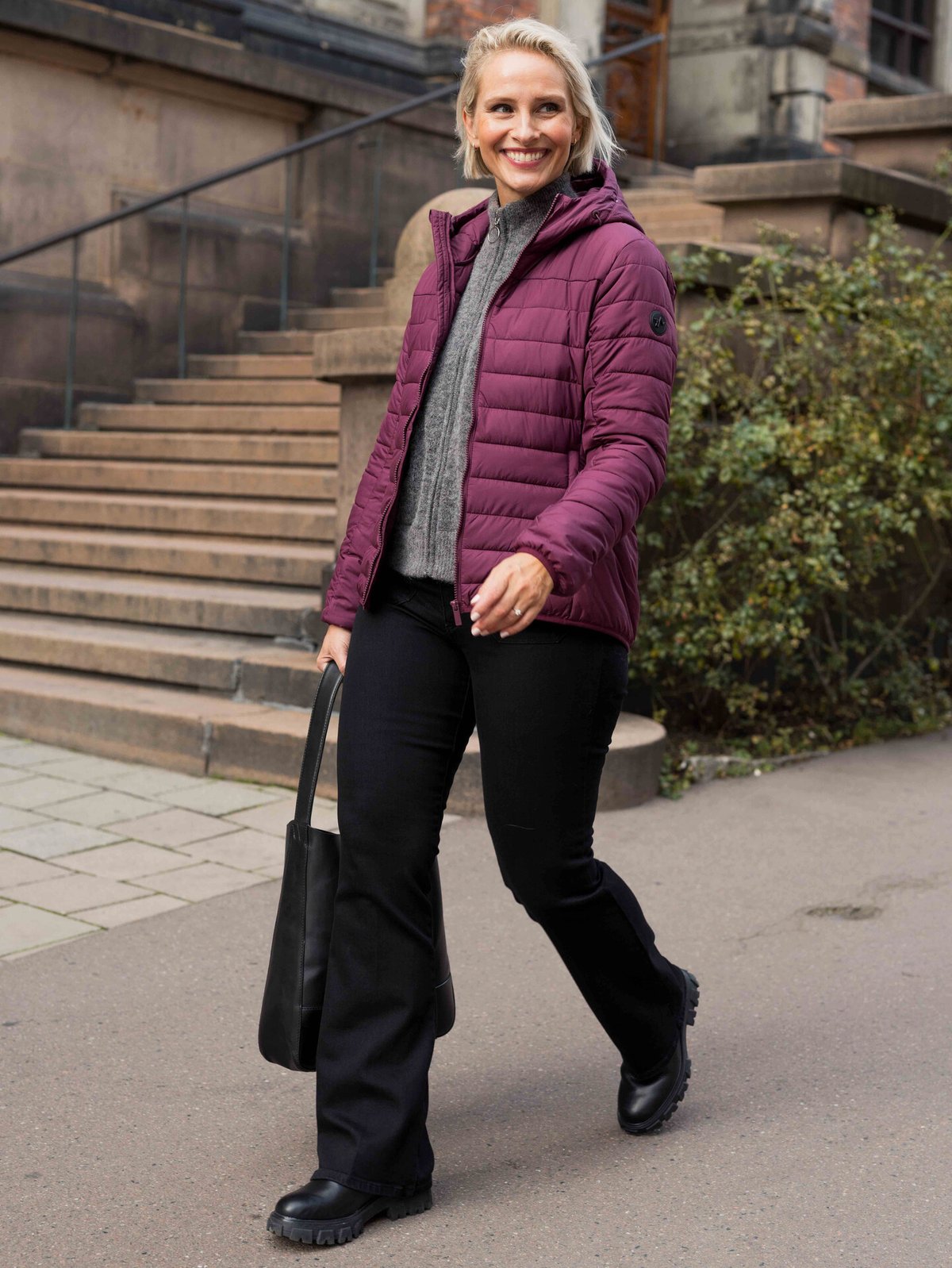 Twentyfour Mode Thermal Jakke Mørk Burgunder