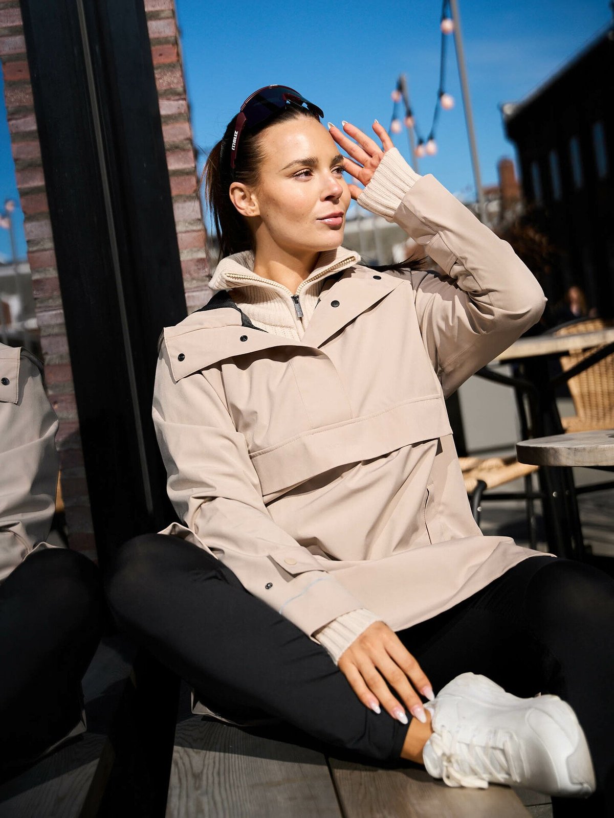 Twentyfour X GI Mode 2 Lags Poncho Beige