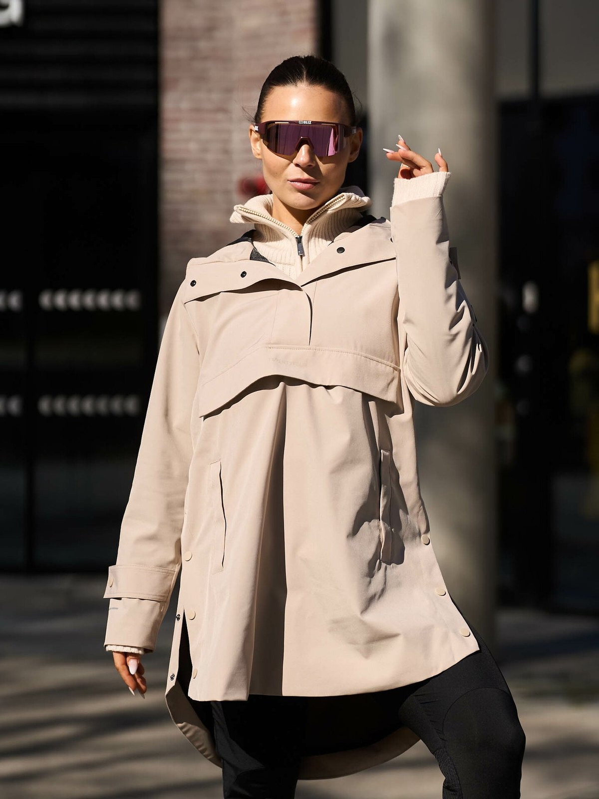 Twentyfour X GI Mode 2 Lags Poncho Beige