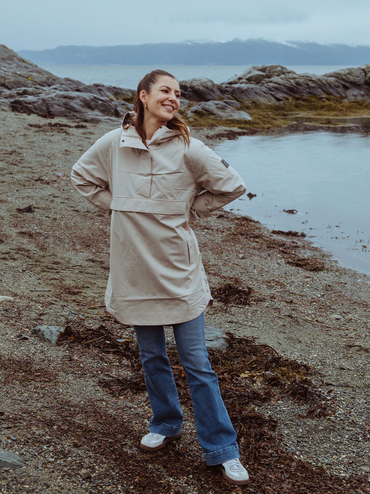 Twentyfour X GI Mode 2 Lags Poncho Beige