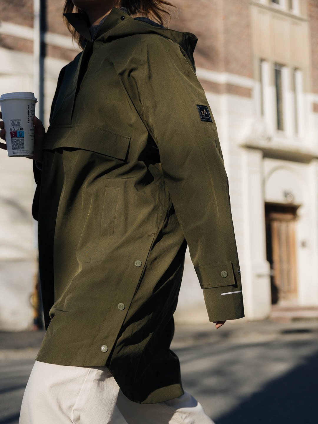 Twentyfour X GI Mode 2 Lags Poncho Mørk oliven