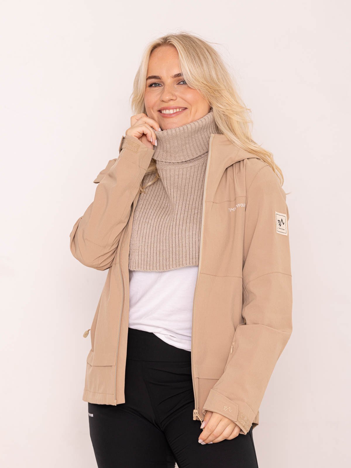 Twentyfour X  GI Strikkehals Beige