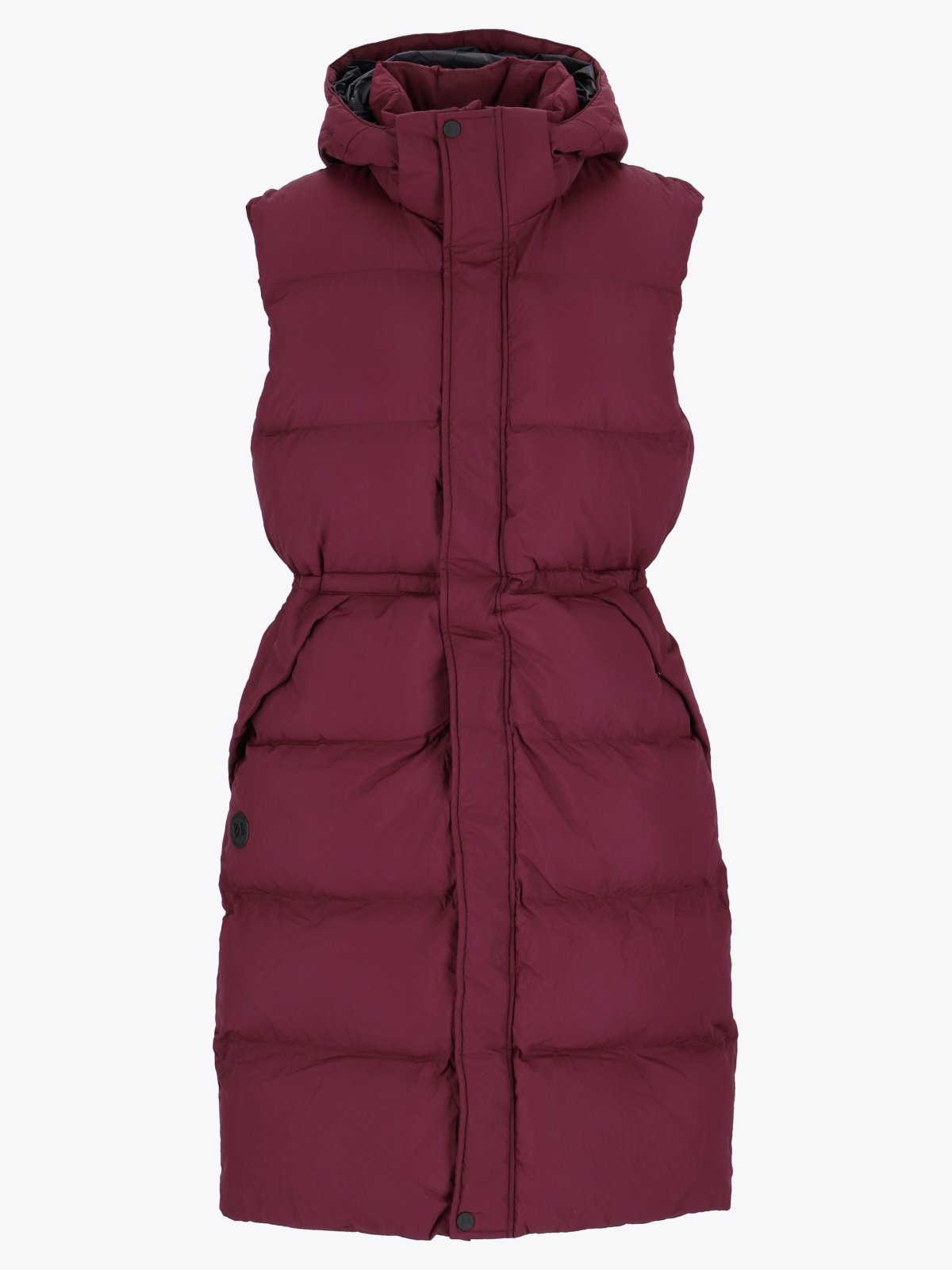 Twentyfour Mode Eva Puffy Vest Mørk Burgunder