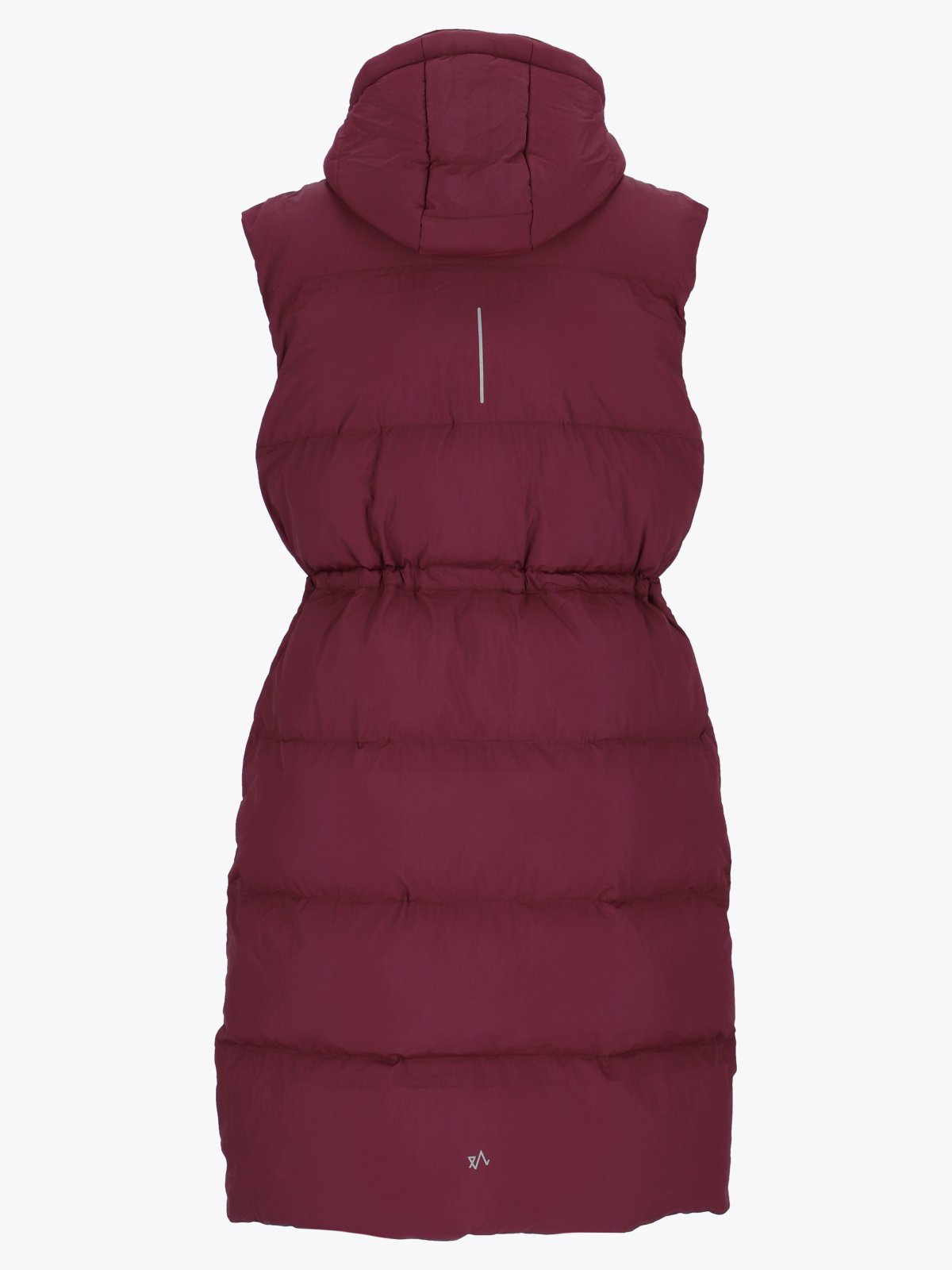 Twentyfour Mode Eva Puffy Vest Mørk Burgunder