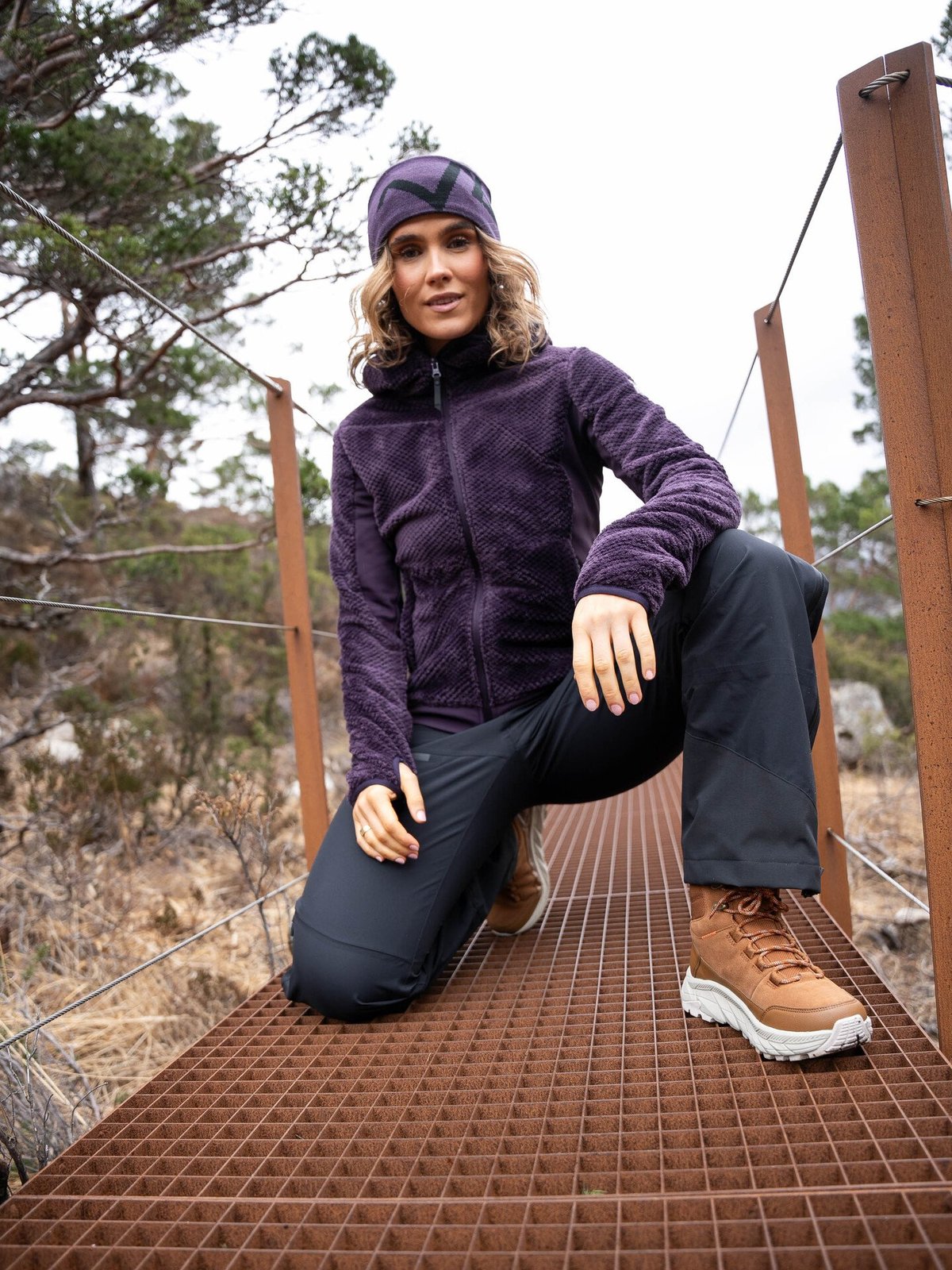 Twentyfour Isbre Air Fleece Lilla