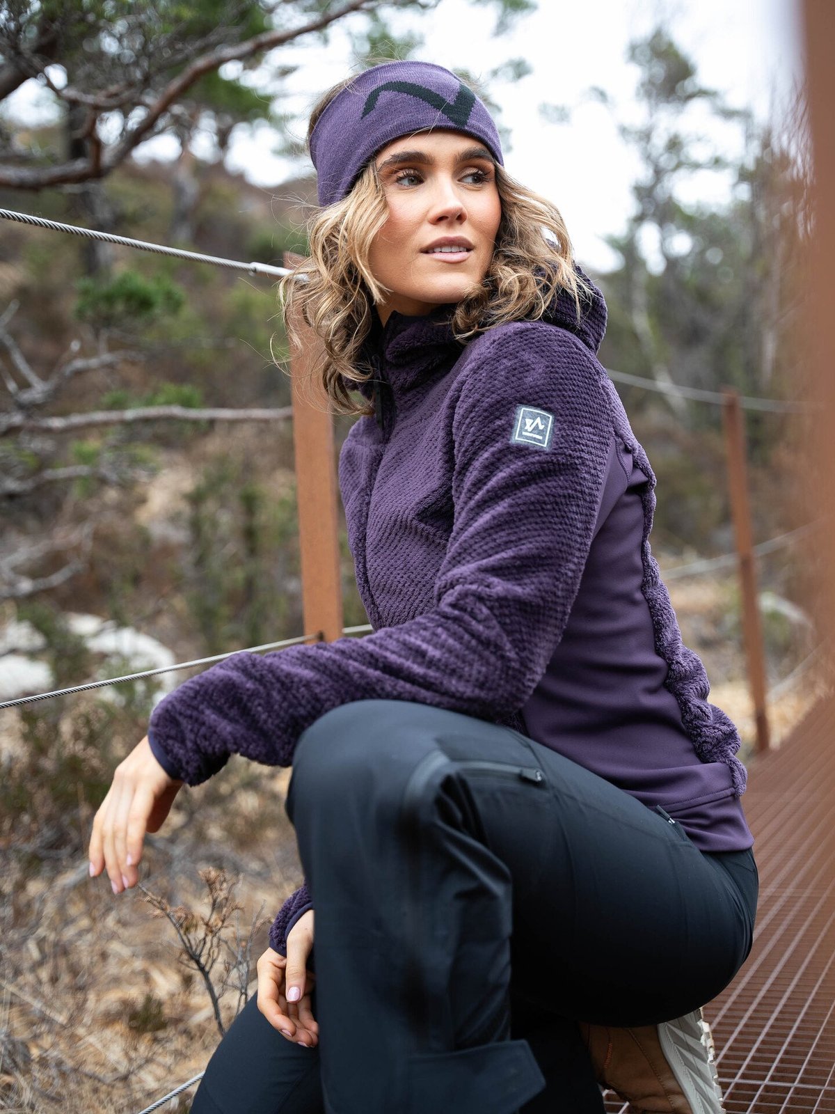 Twentyfour Isbre Air Fleece Lilla