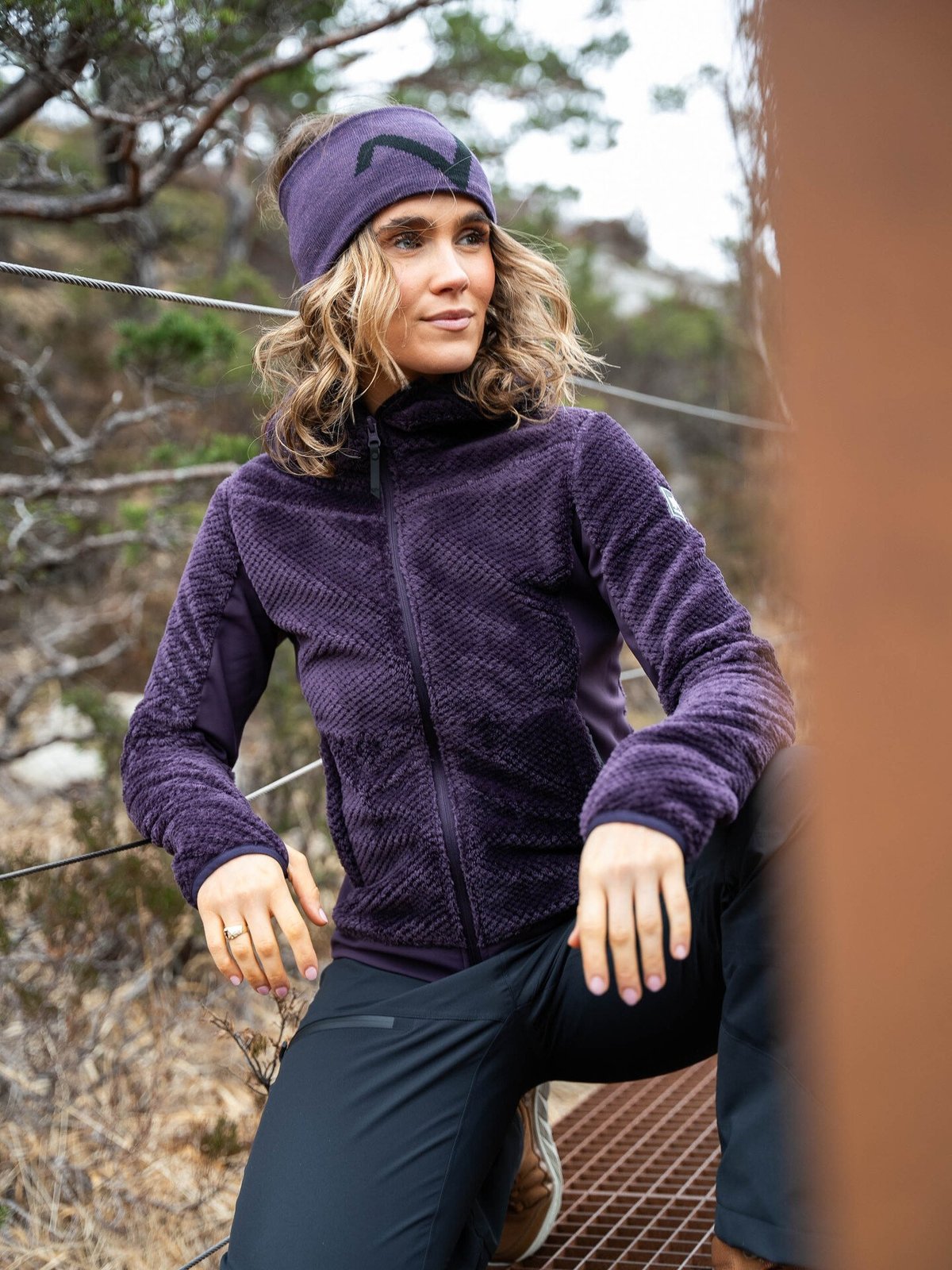 Twentyfour Isbre Air Fleece Lilla