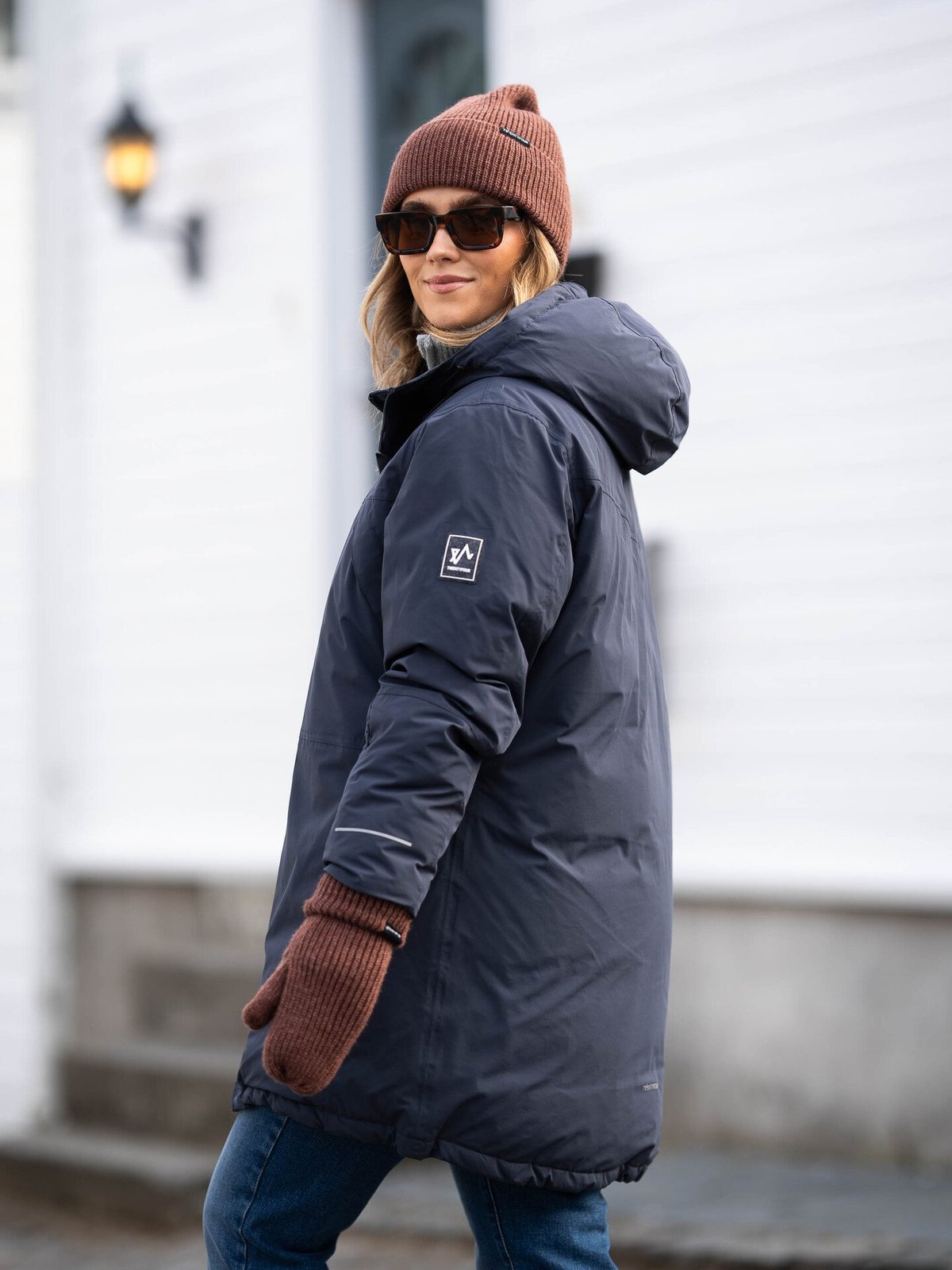 Twentyfour Finse Dunparkas Blekkblå