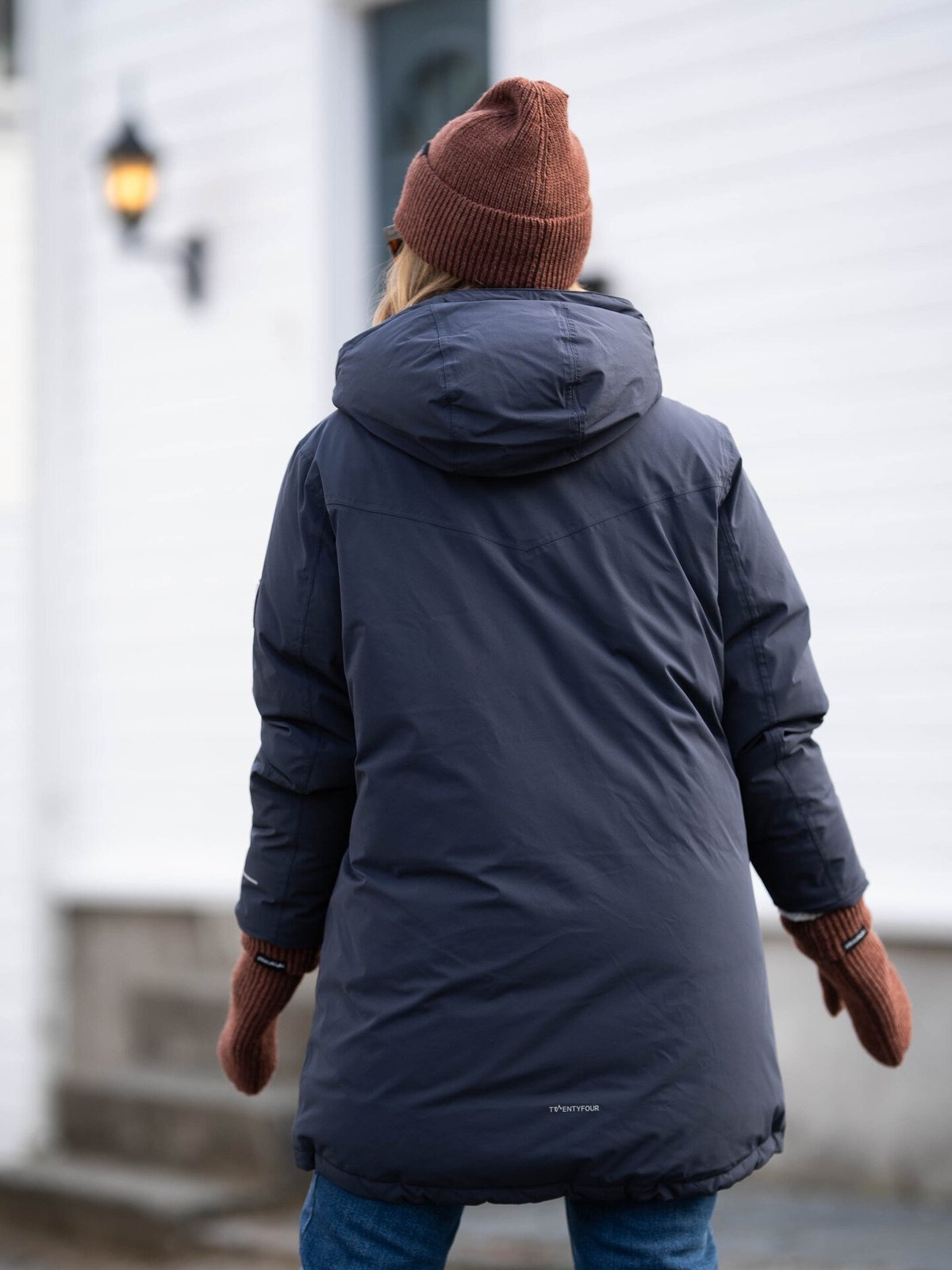 Twentyfour Finse Dunparkas Blekkblå