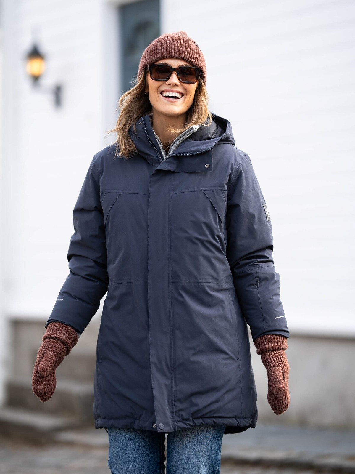 Twentyfour Finse Dunparkas Blekkblå