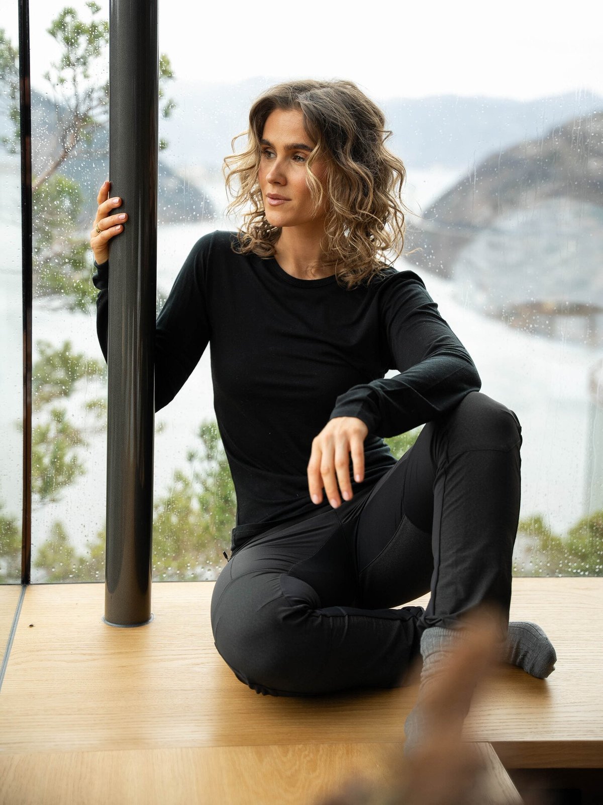 Twentyfour Mode Ullmix Topp Sort